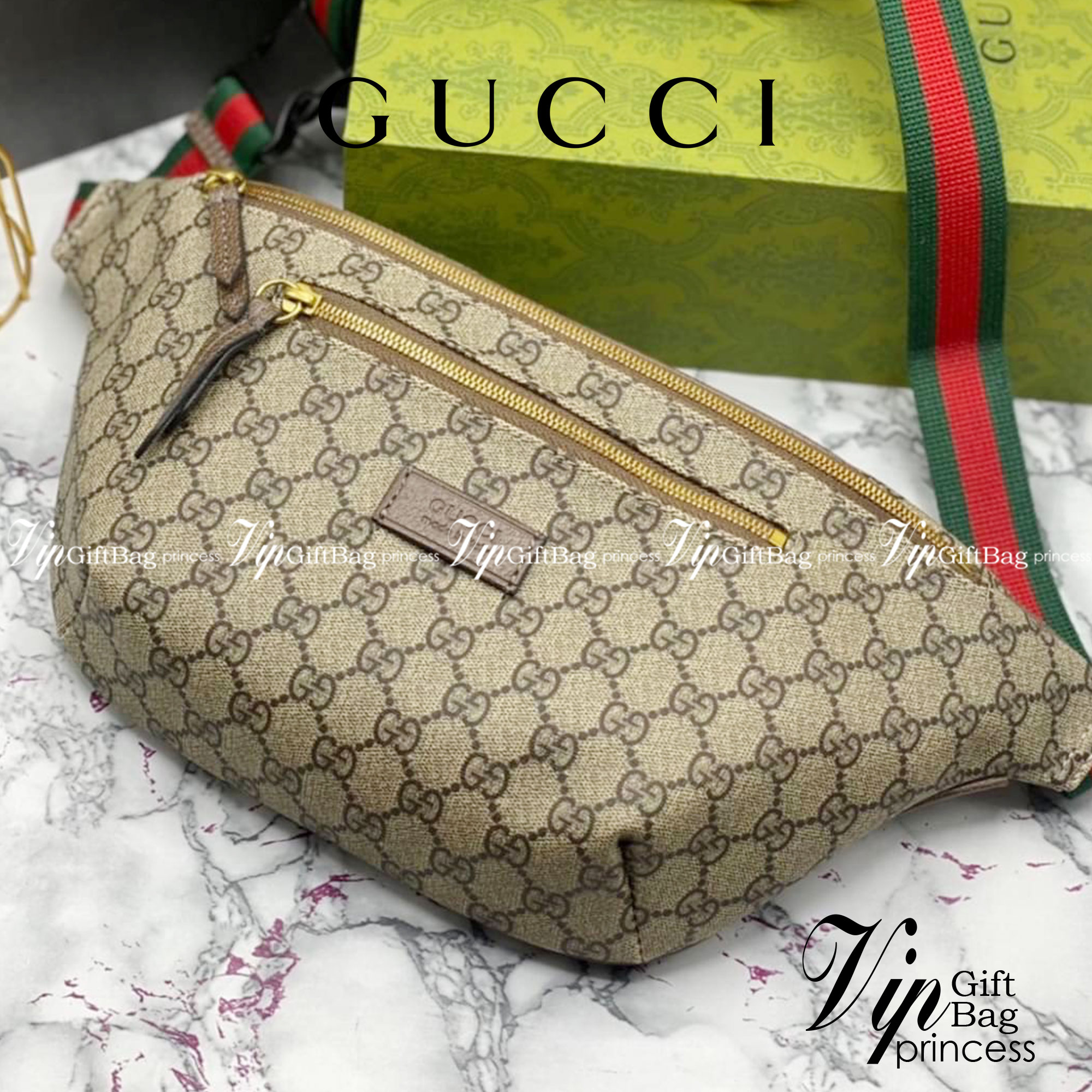 หนังแท้ GUCCI Belt Bag / GG Belt Bag / GG Supreme Belt Bag ไอเท็มที่หนุ่มๆเรียกร้อง กระเป๋าคาดอก/คาดเอว สายสะพายปรับได้ สายสปอร์ต สายแคมป์ปิ้ง หรือจะสายไหน ใบนี้ตอบโจทย์ทุกลุค ง่ายๆเท่ๆ สุดคุ้ม!! ภาพสินค้าถ่ายจากงานขายจริง ใช้งานต่างประเทศได้ค่ะ