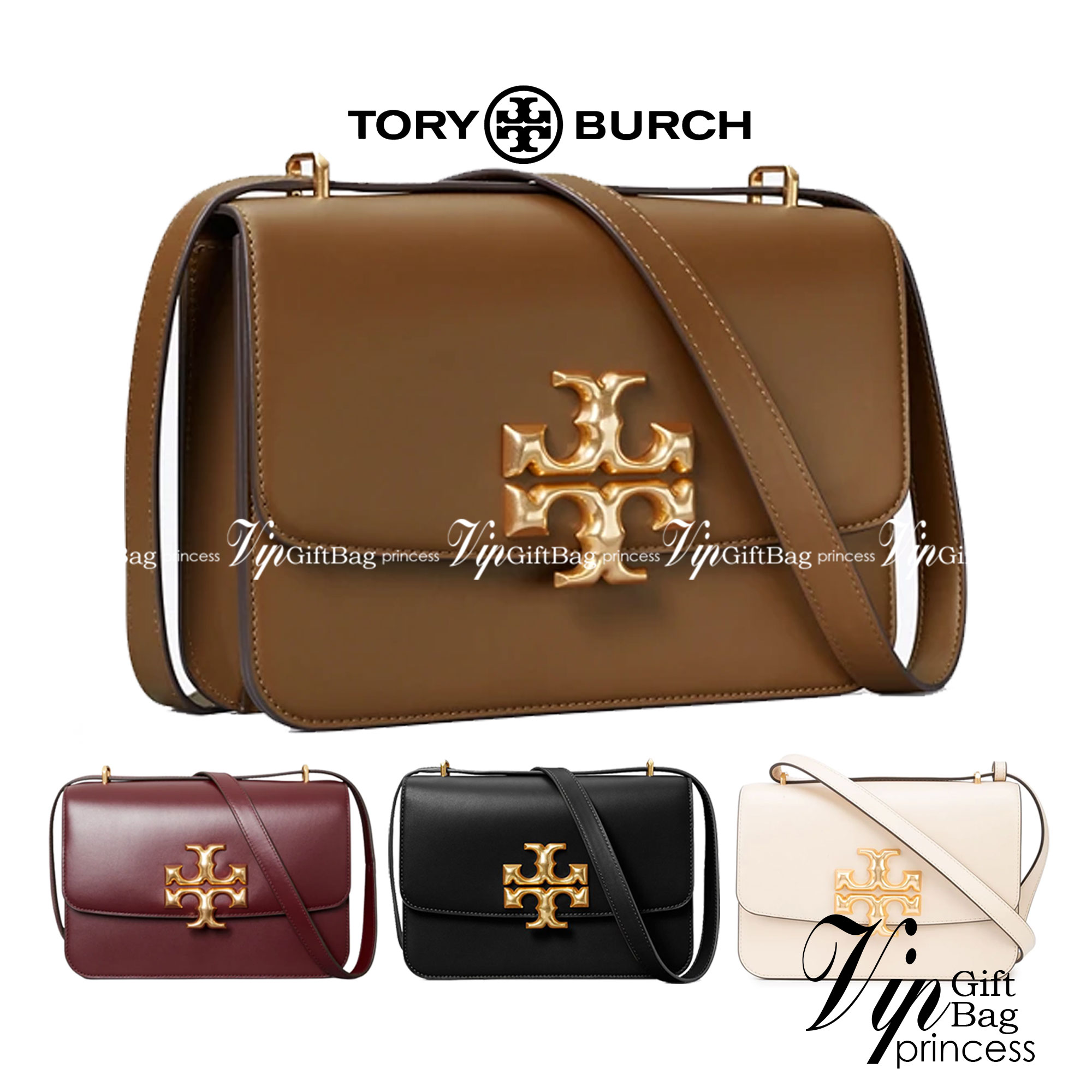 Tory Burch 75003 Eleanor Medium Convertible Shoulder Bag พร้อมส่งที่ไทย อีกรุ่นที่น่าครอบครองมากๆค่ะ กระเป๋าสะพายข้างและทบสายเป็นคล้องไหล่ได้ หนังแท้ชั้นดี ใช้ได้กับทุกๆโอกาส ห้ามพลาด ก่อนหมดนะคะ!!