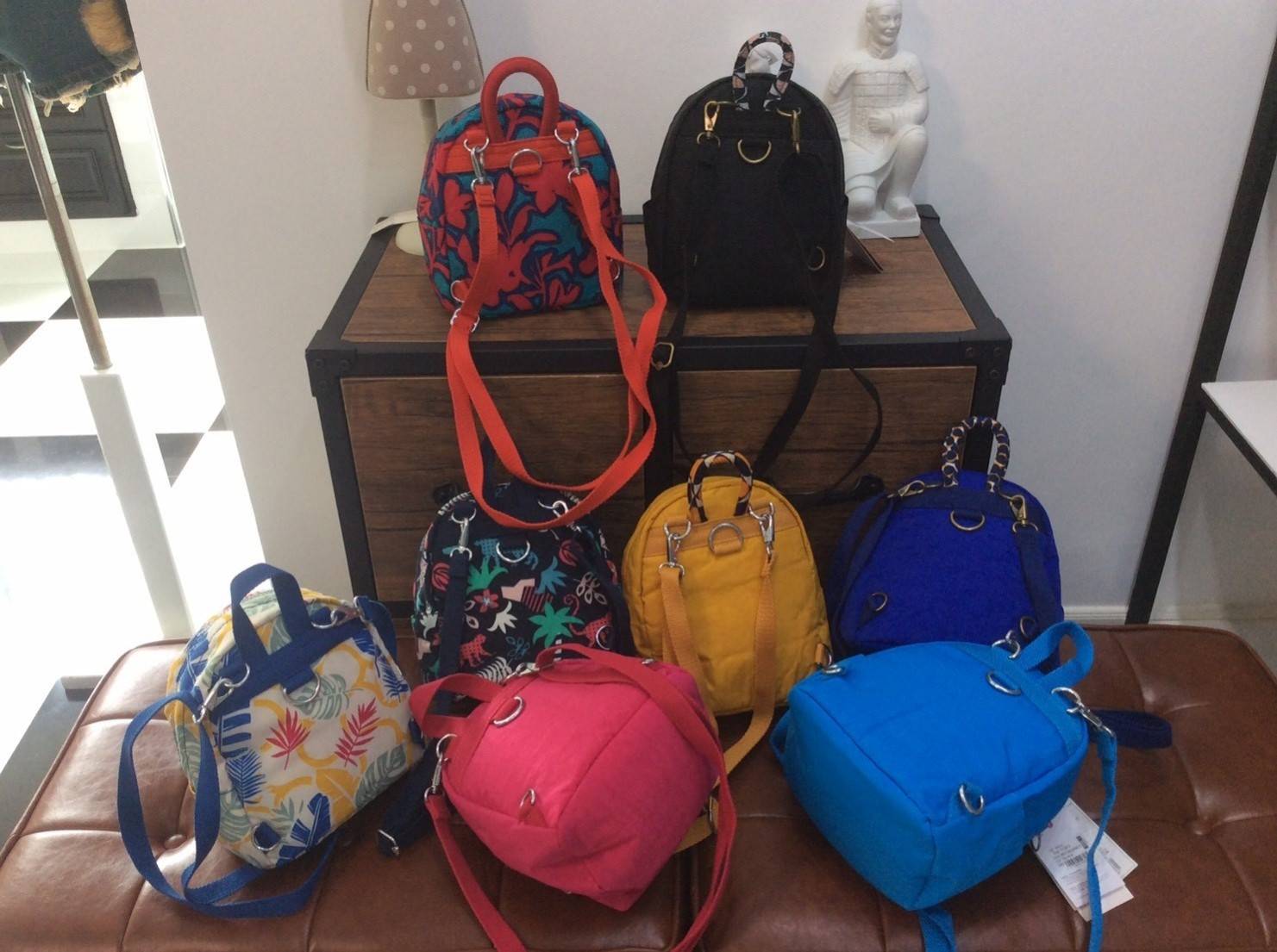 New Arrival!!! Kipling Mini nylon Backpack ( K12673 ) >> กระเป๋าเป้มินิรุ่นใหม่ล่าสุด วัสดุไนล่อนกันน้ำ บุด้วยนวมเพิ่มความนุ่ม เปิดปิดด้วยซิป >>รูปทรงสวย ขนาดกะทัดรัด น้ำหนักเบา สีสันสดใส