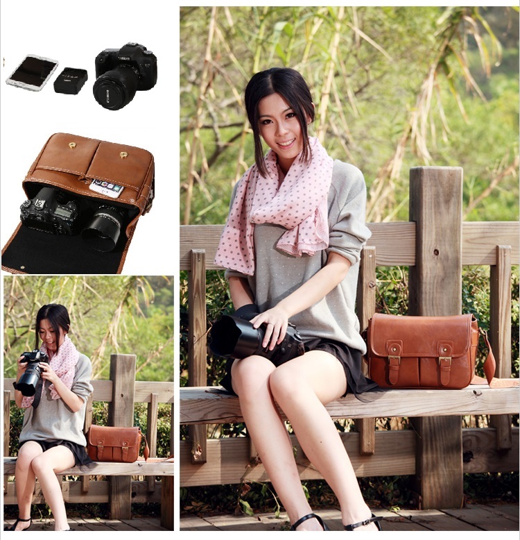 กระเป๋ากล้องหนัง B0008
