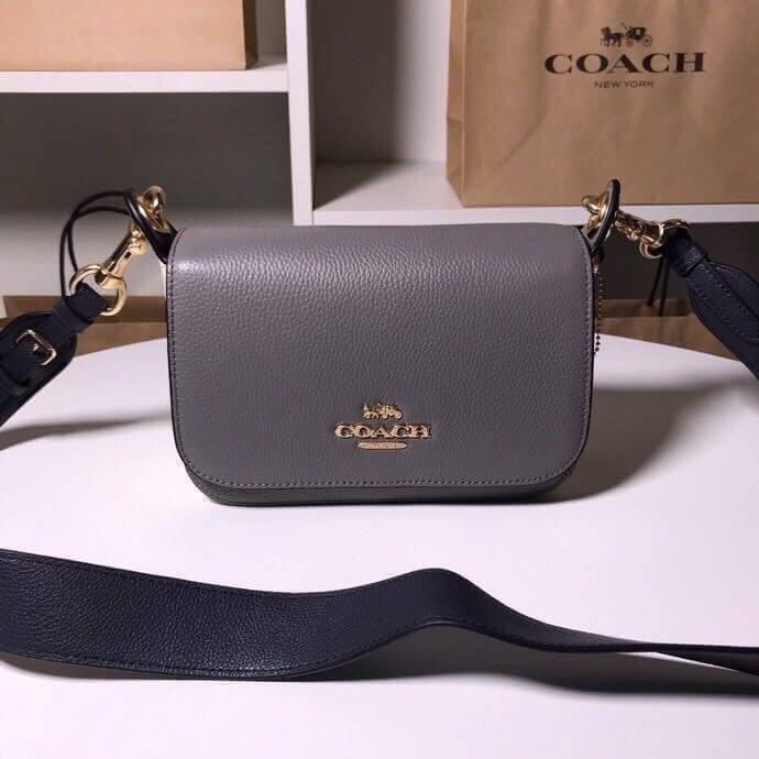 COACH SMALL JES MESSENGER WITH SIGNATURE CANVAS STRAP