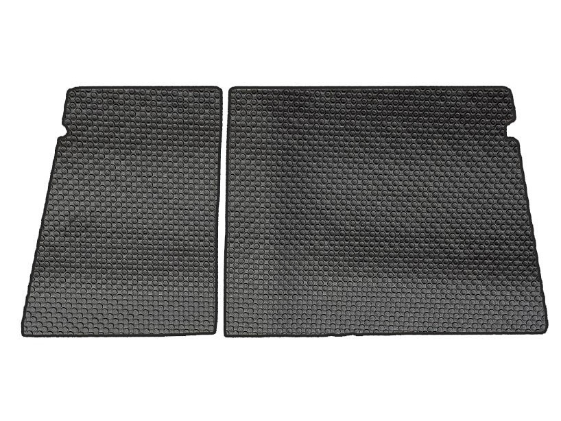 แผ่นปูท้ายรถ + ปิดเบาะหลัง VOLVO V60 (2020–2028) ลายกระดุมเม็ดเล็ก PVC เข้ารูป ตรงรุ่นรถ