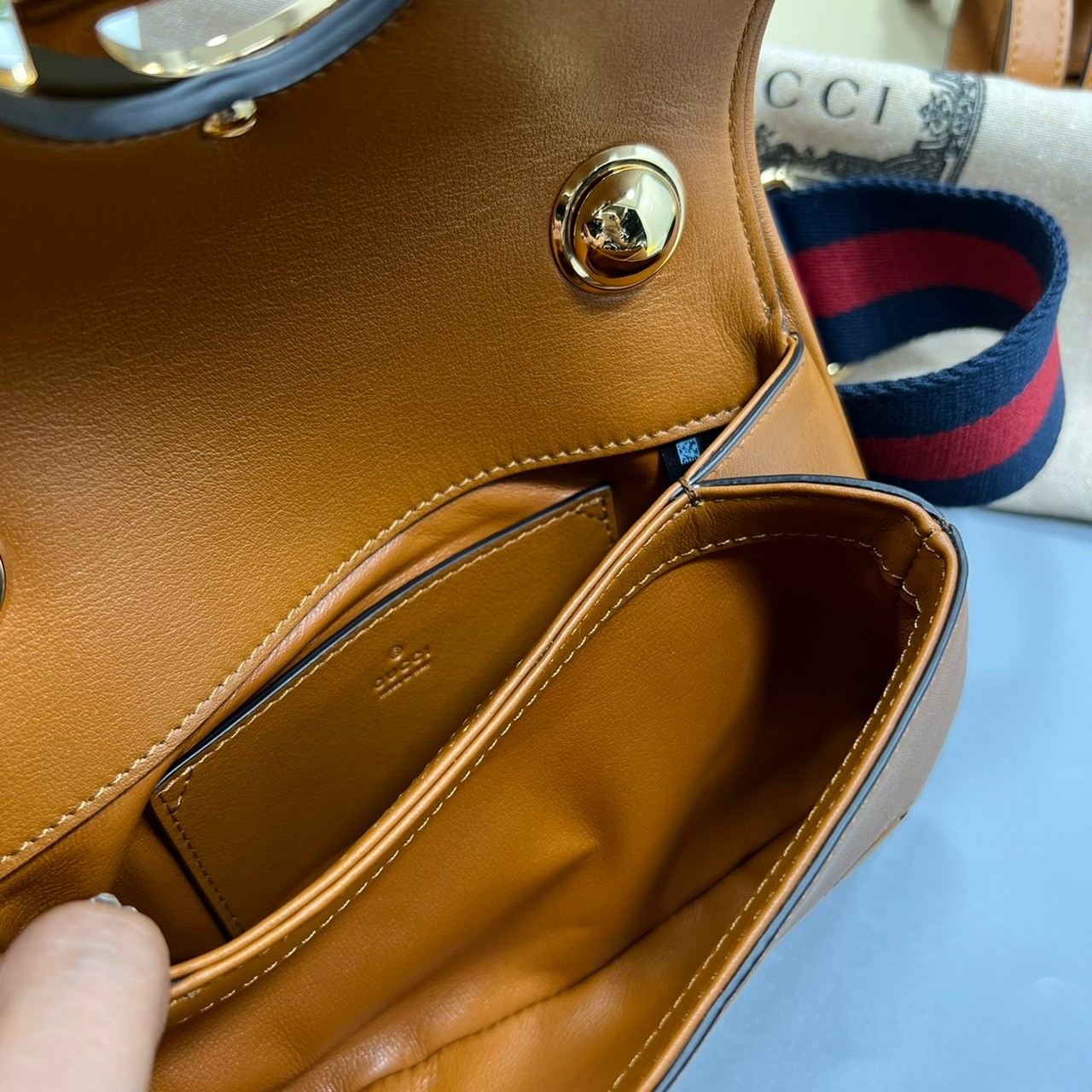 GUCCI Blondie mini bag เกรดเทพออริจินล หนังแท้ ภาพถ่ายจากงานขายจริง ใช้งานต่างประเทศได้ ผ่านทุก ตม