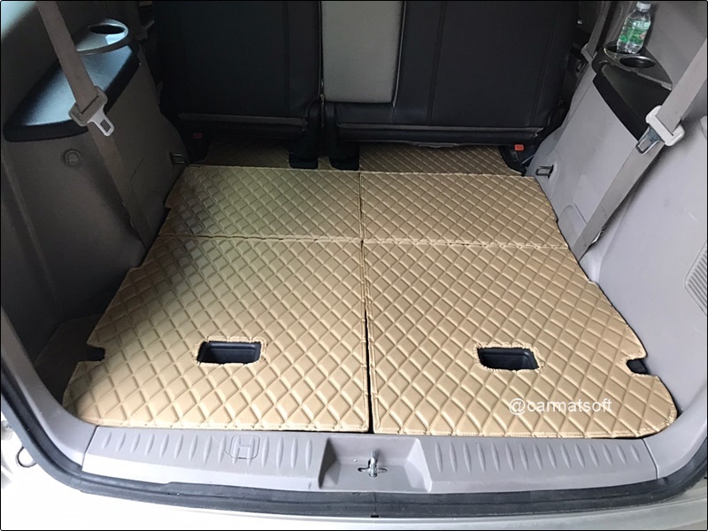 พรมปูพื้นรถยนต์ SPACE WAGON ลายDIAMOND ยางปูพื้นรถEVA 17ชิ้น เต็มคัน