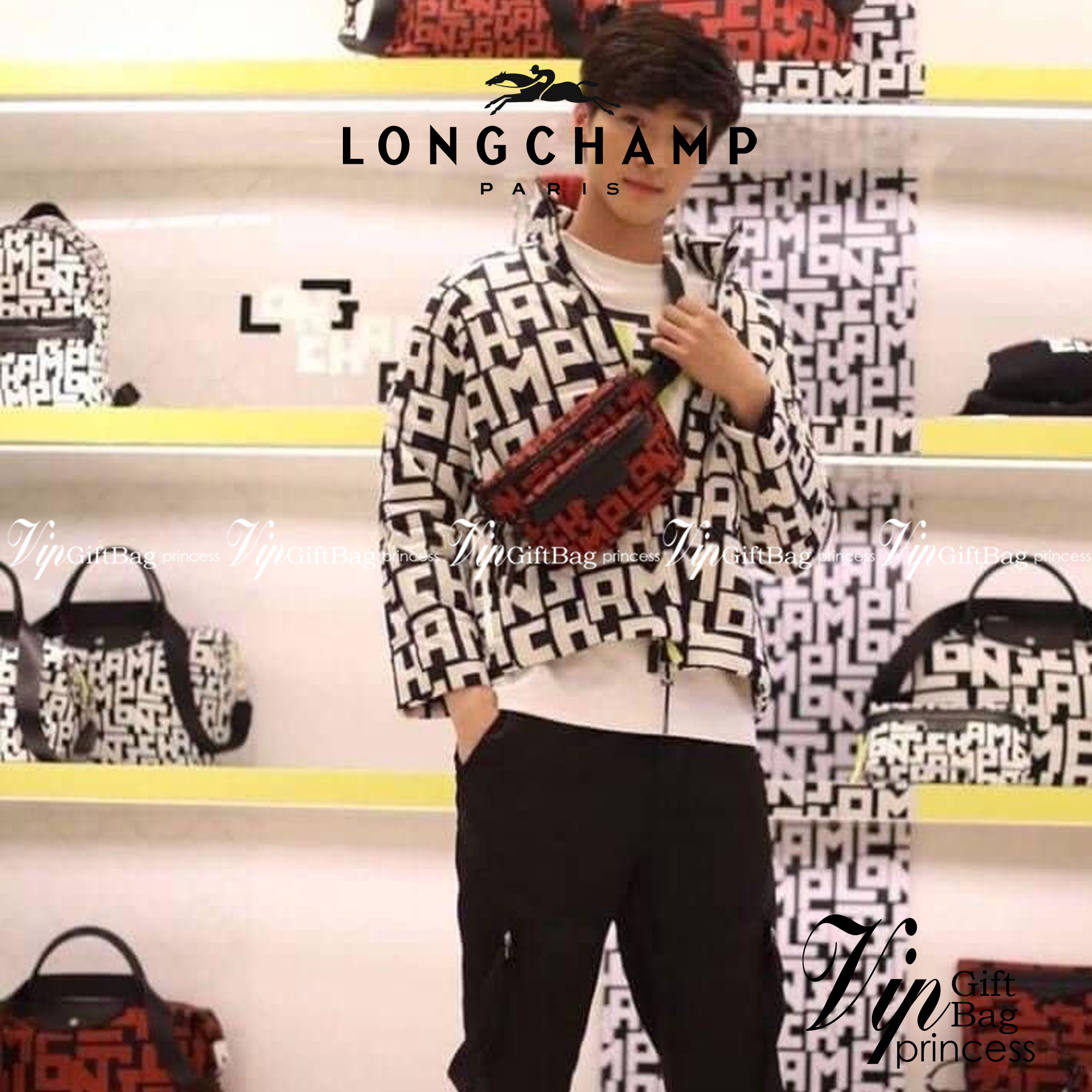 LONGCHAMP LE PLIAGE LGP BELT BAG M เท่ห์อย่างมีสไตล์กระเป๋าทรงคาดอกและคาดเอวดีไซน์แนวสปอร์ต เพิ่มความโดดเด่นทันสมัยด้วยลายซิกเนเจอร์ มีช่องซิปที่ใช้งานง่ายช่วยให้คุณหยิบใช้สิ่งของจำเป็นได้อย่างสะดวกและง่ายดาย และผสานสายรัดแบบปรับได้เข้ากับหัวเข็มขัดตัวล็อ