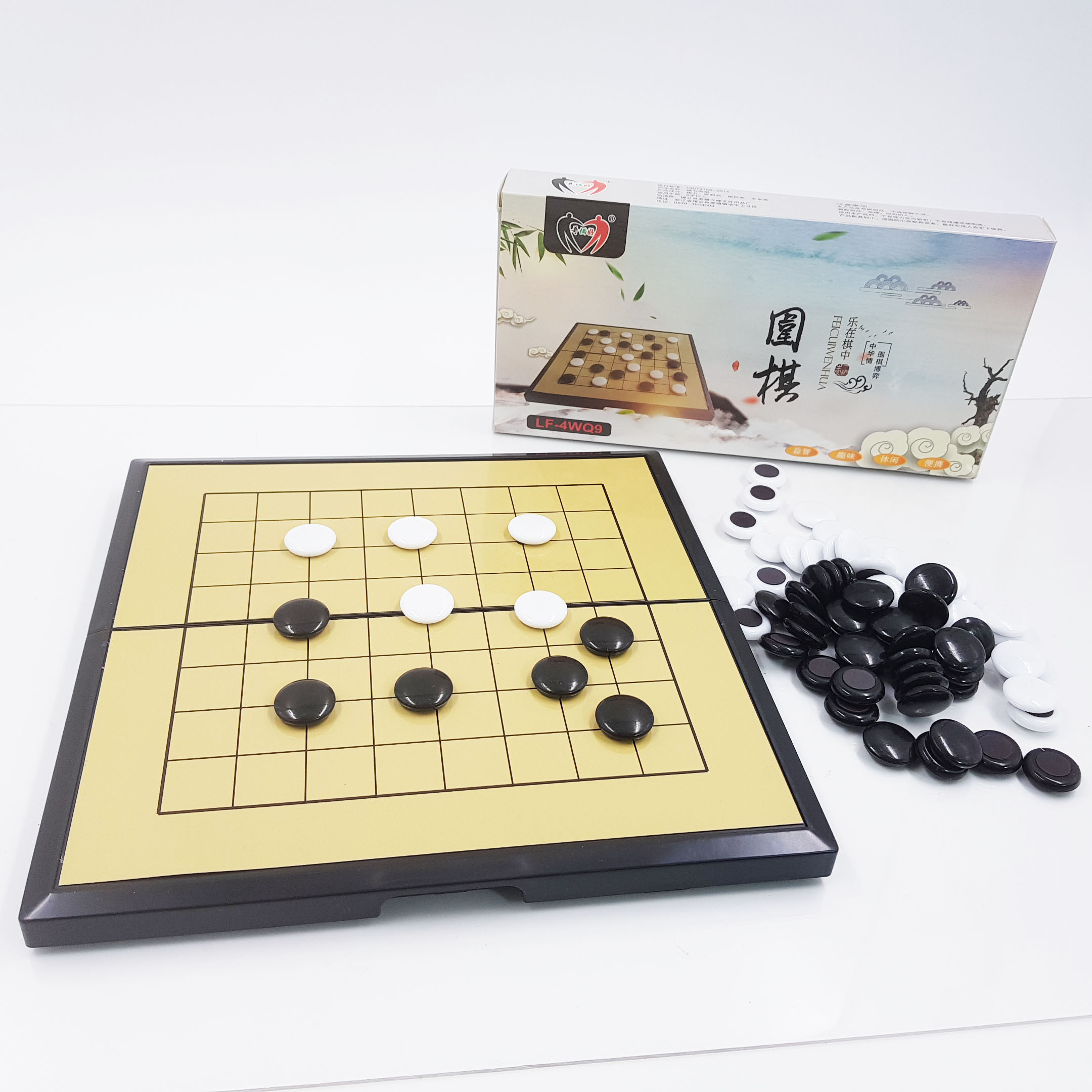 ชุดหมากล้อมแม่เหล็กขนาด9x9เส้น สำหรับมือใหม่