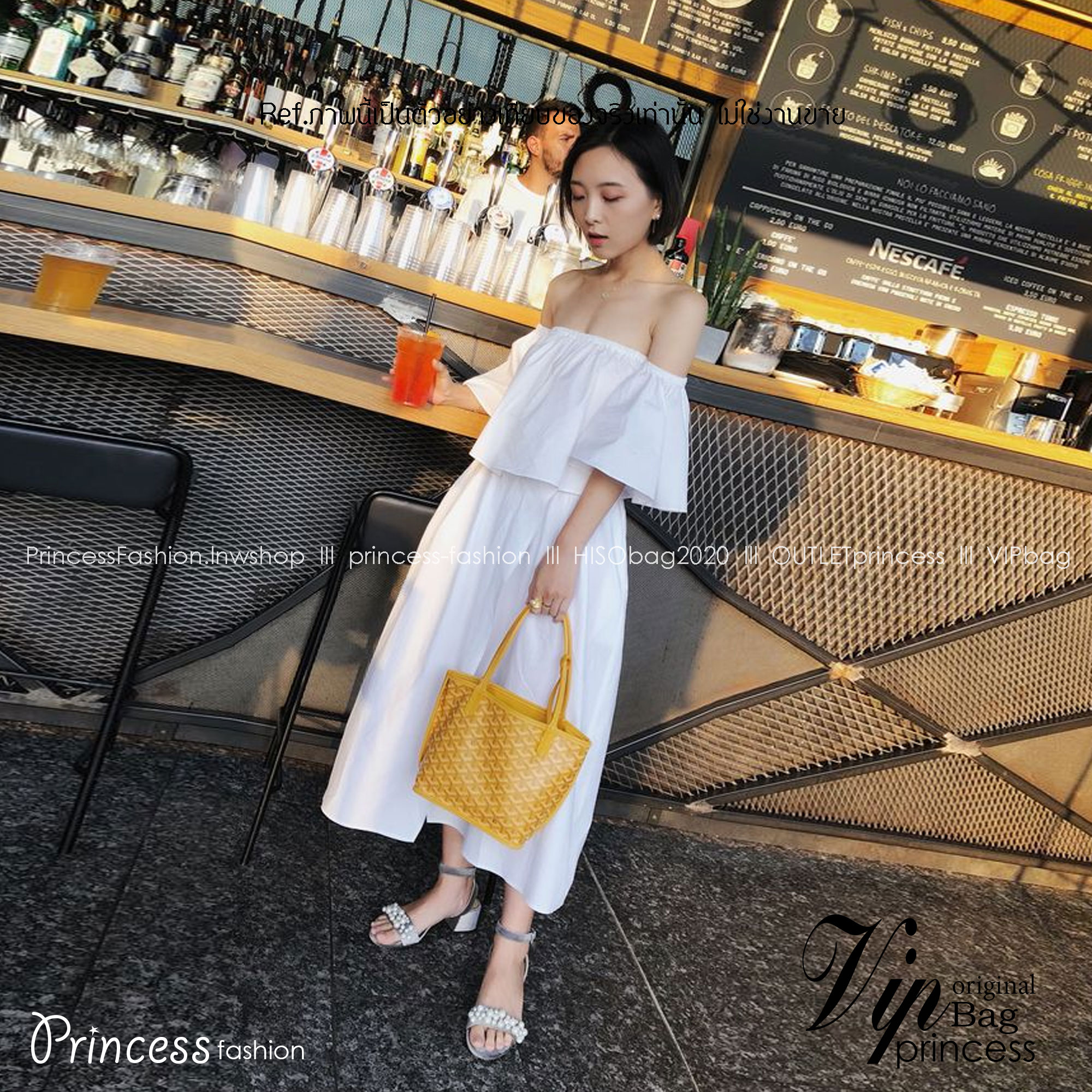 9 สี GOYARD ANJOU TOTE MINI / Goyard Mini Tote เกรดออริจินอลสลับแท้ ใช้งานต่างประเทศได้ ฮอตไอเท็ม กับกระเป๋าสะพายทรงโท้ท ไซส์มินิ กะทัดรัด มาครบสีขายดี เลิศทุกสี รูปทรงคลาสสิค ดีไซน์เป็นเอกลักษณ์ ใช้งานได้หลากหลาย