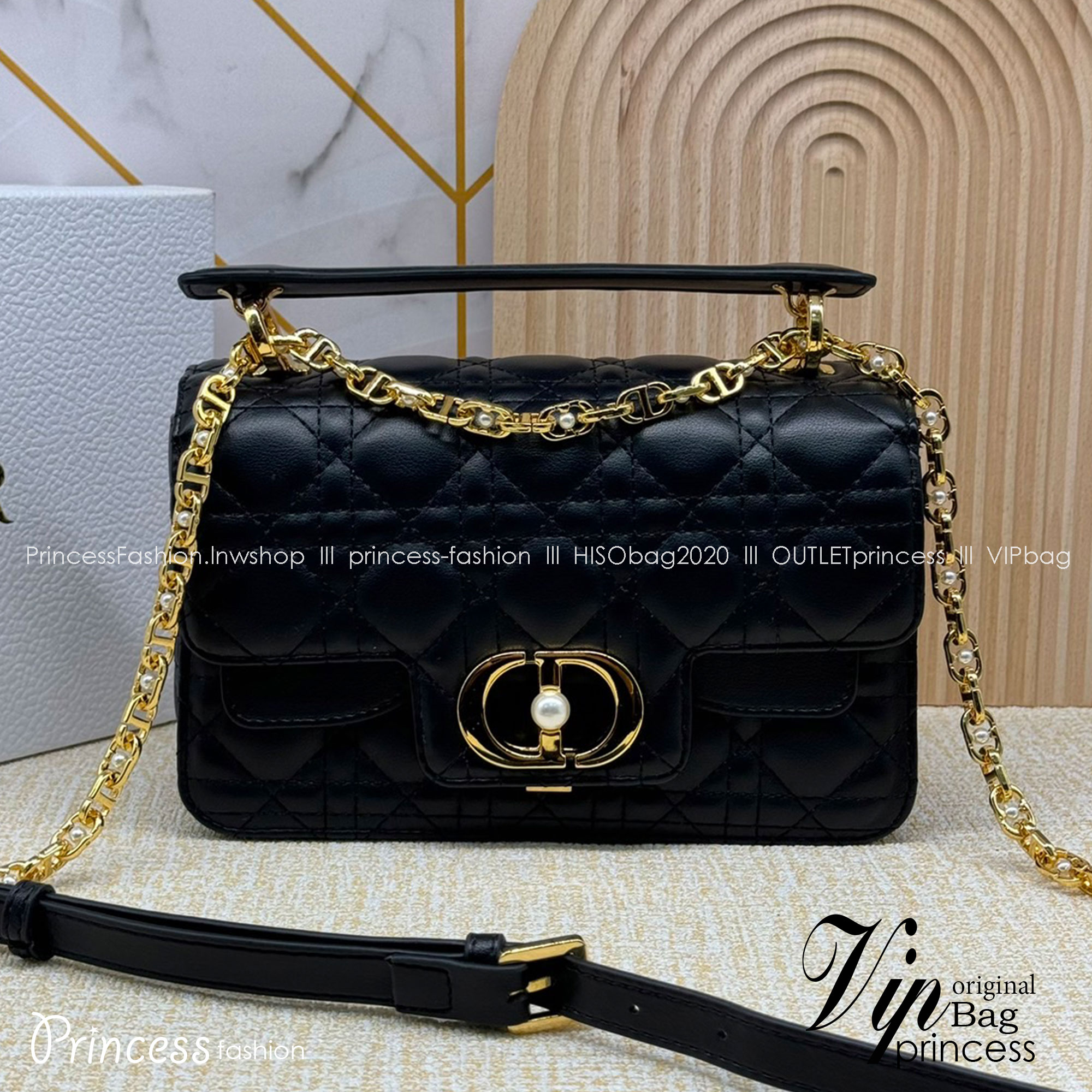 SMALL DIOR JOLIE TOP HANDLE BAG กระเป๋าสะพายดิ-ออร์ รุ่นใหม่ งานหนังสวย เกรดออริจินอล สลับแท้ ใช้งานต่างประเทศได้ งานสวยตามรูป ภาพถ่ายจากงานขายจริง
