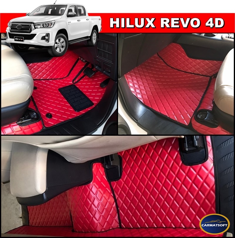 พรมปูพื้นรถยนต์REVO 4D ลายDIAMOND เต็มคัน
