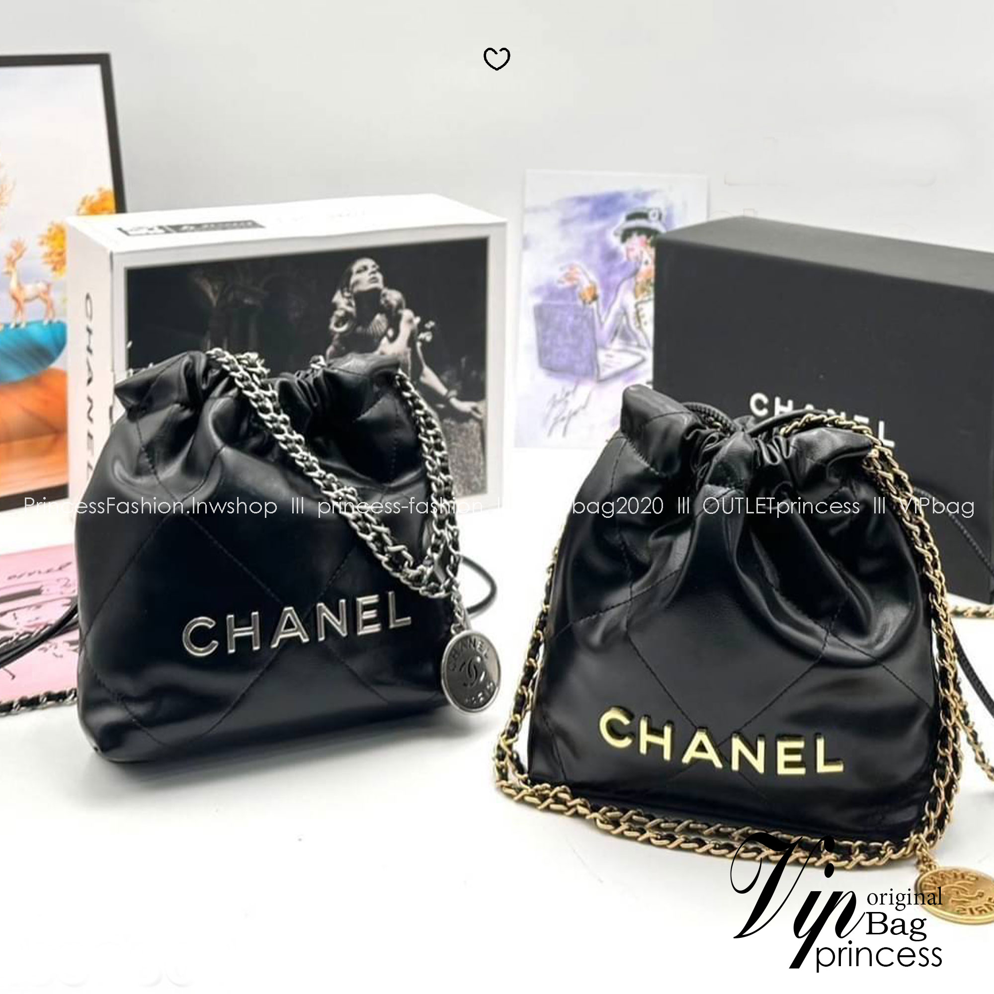 CHANEL 22 mini handbag กระเป๋าสะพายไซส์มินิ น่ารักน่าใช้ สวยเกินต้านที่สุดกับไอเท็มนี้ ที่สาวๆหรือใครๆก็ต้องมีแล้วค่า!! มาในไซส์มินิ น่ารักจริงจัง!! แค่เห็นก็หลงรัก