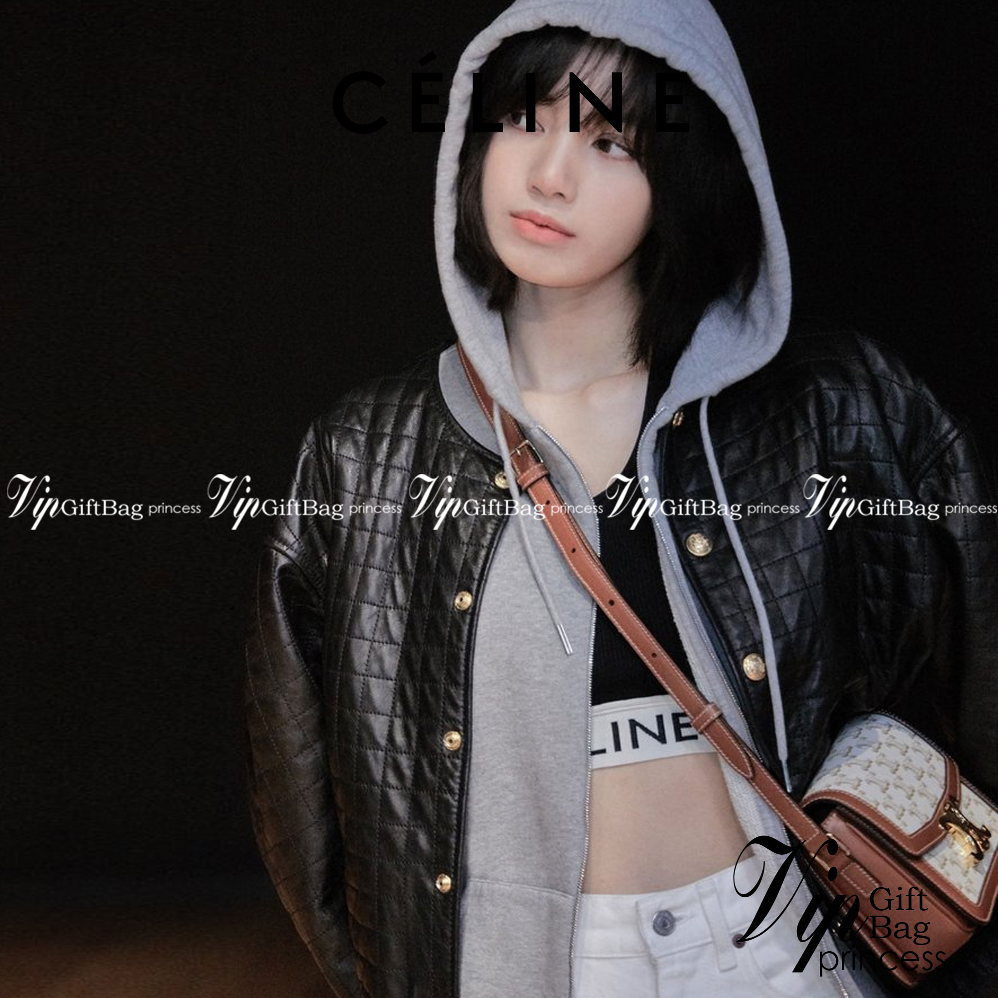 หนังแท้ CELINE MEDIUM TRIOMPHE BAG IN TRIOMPHE CANVAS AND CALFSKIN / CELINE TEEN สาวๆที่กำลังมองหากระเป๋าน่ารักเอาไว้ใช้ในวันสบาย ๆ แต่ไม่รู้เลือกกระเป๋า Celine รุ่นไหนดี แนะนำรุ่นนี้เลยคะ เป็นกระเป๋าสะพายข้างขนาดกำลังดี สวยแบบคลาสสิก หรูหราด้วยแคนวาสเคลื