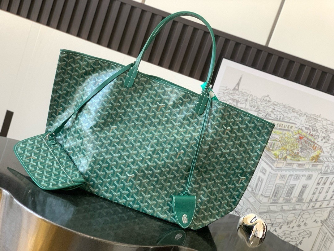 GOYARD GM TOTE BAG กระเป๋าทรงโท้ทใบใหญ่ หนังแท้สวยเป๊ะ เกรดท็อปออริ สลับแท้ 1:1 เกรดดีสุด ใช้ต่างประเทศได้ ผ่านทุก ตม.