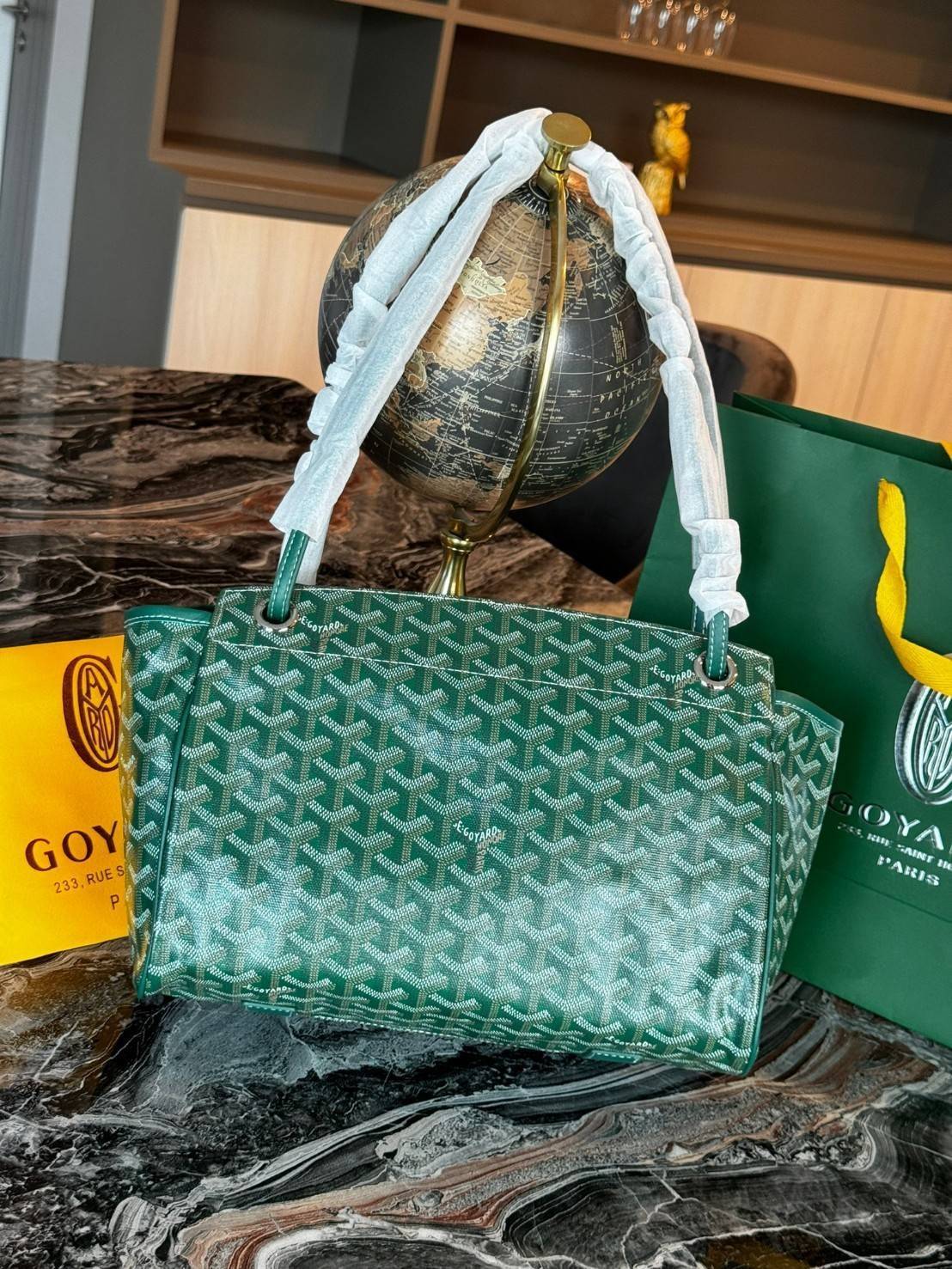 พร้อมส่ง 8 สี GOYARD Rouette Souple Bag 30cm กระเป๋าสะพายแบรนด์หรูสัญชาติฝรั่งเศส 🧡 เกรดออริจินอล 1:1 สลับแท้ ใช้งานต่างประเทศได้