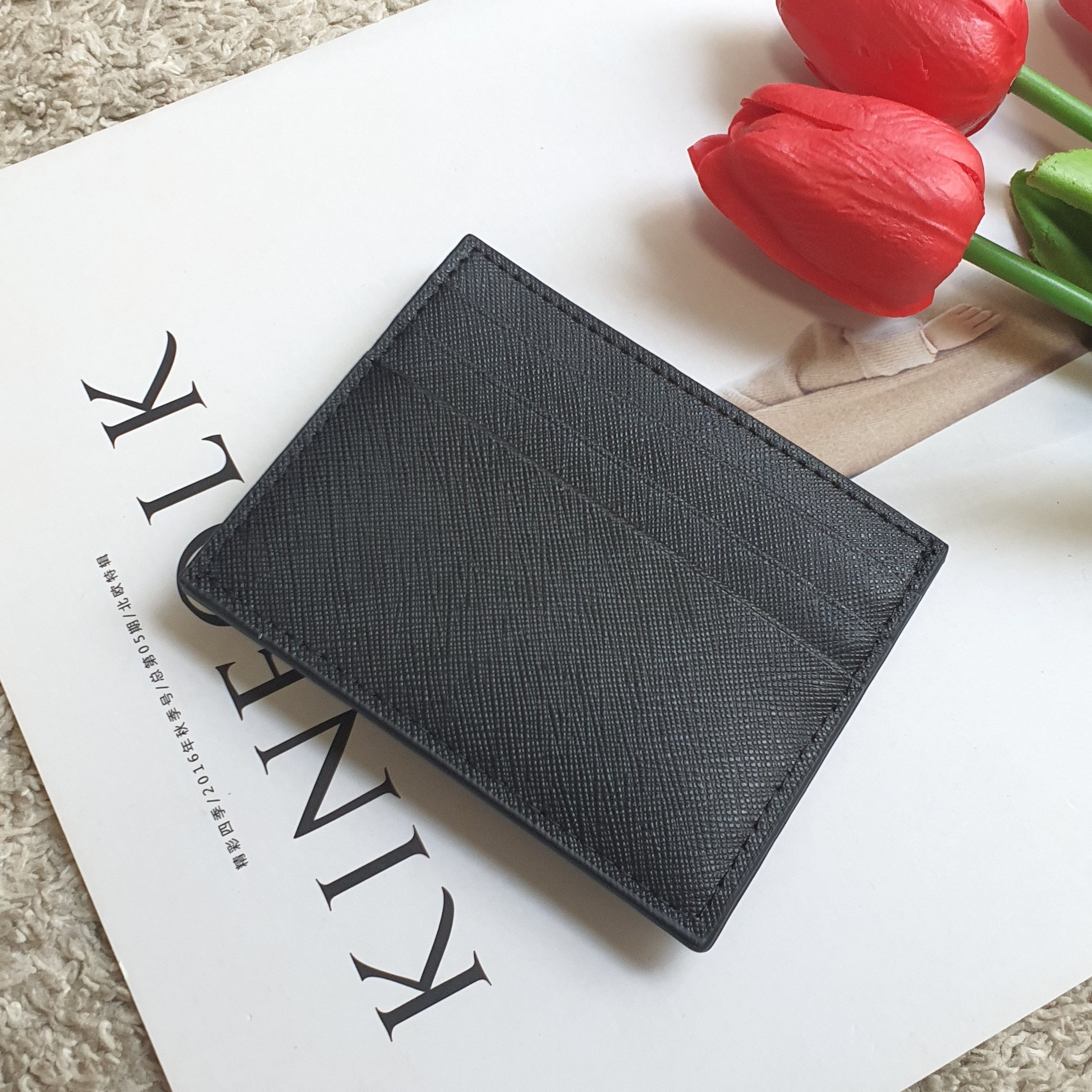 PRADA CARD HOLDER IN BLACK(GWP) 💳 จากพรีเมี่ยมกิ้ฟแบรนด์หรู