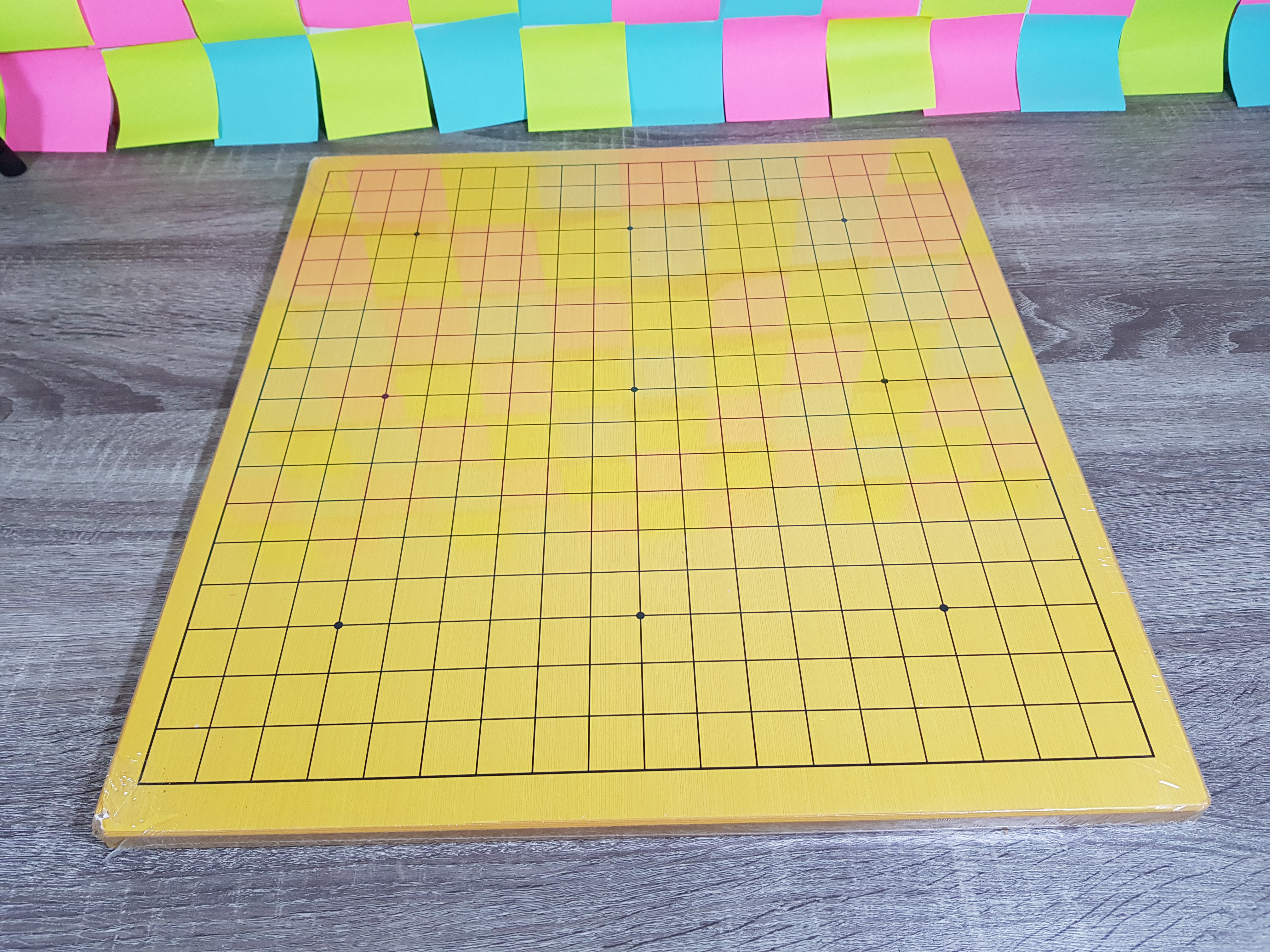 กระดานหมากล้อมไม้ไผ่ 19x19 เส้นและ 13x13 เส้น หนา 1.5 ซม