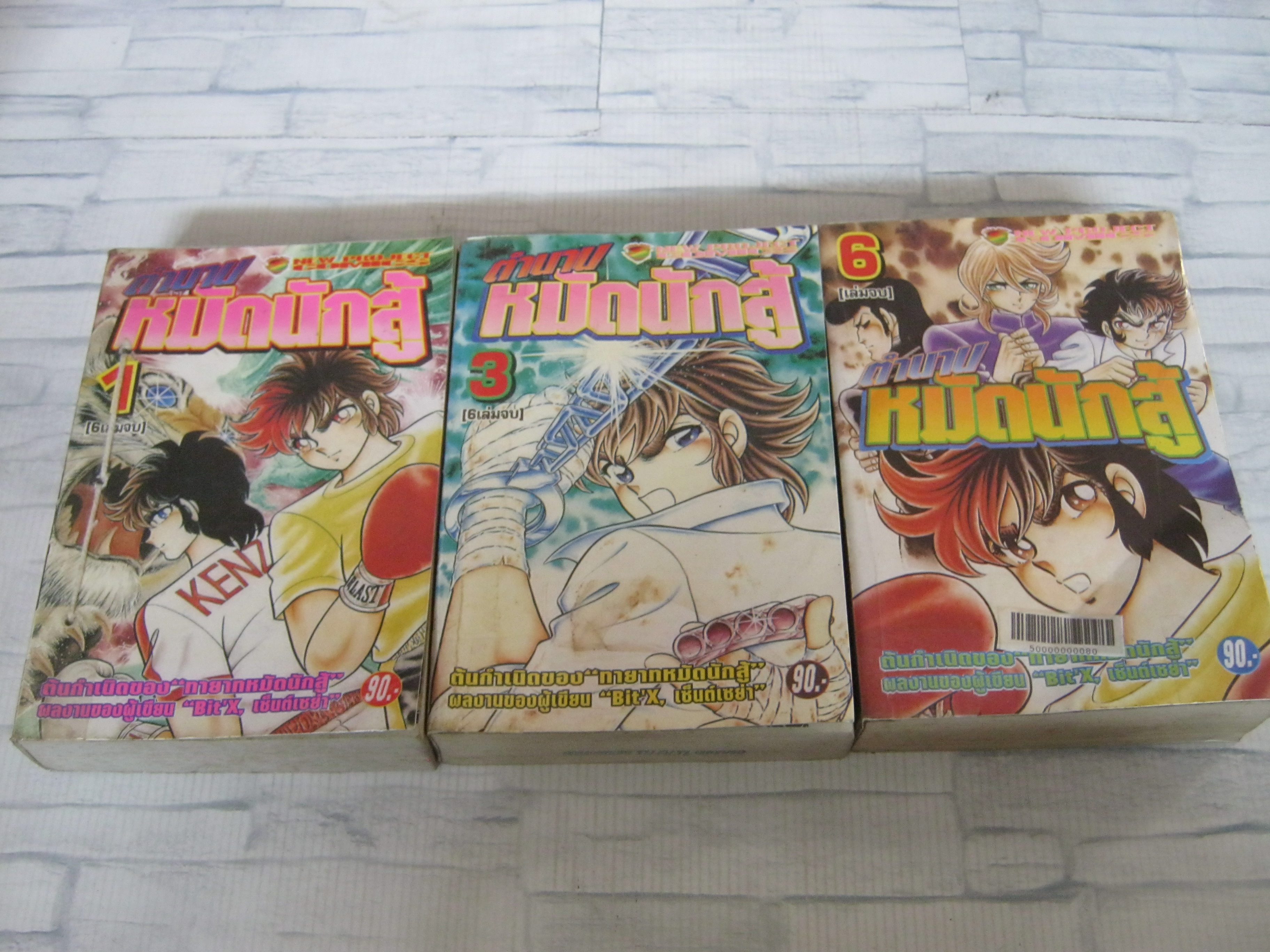 ตํานานหมัดนักสู้ ชุด เล่ม 1,3,6 ( 6 เล่มจบ )