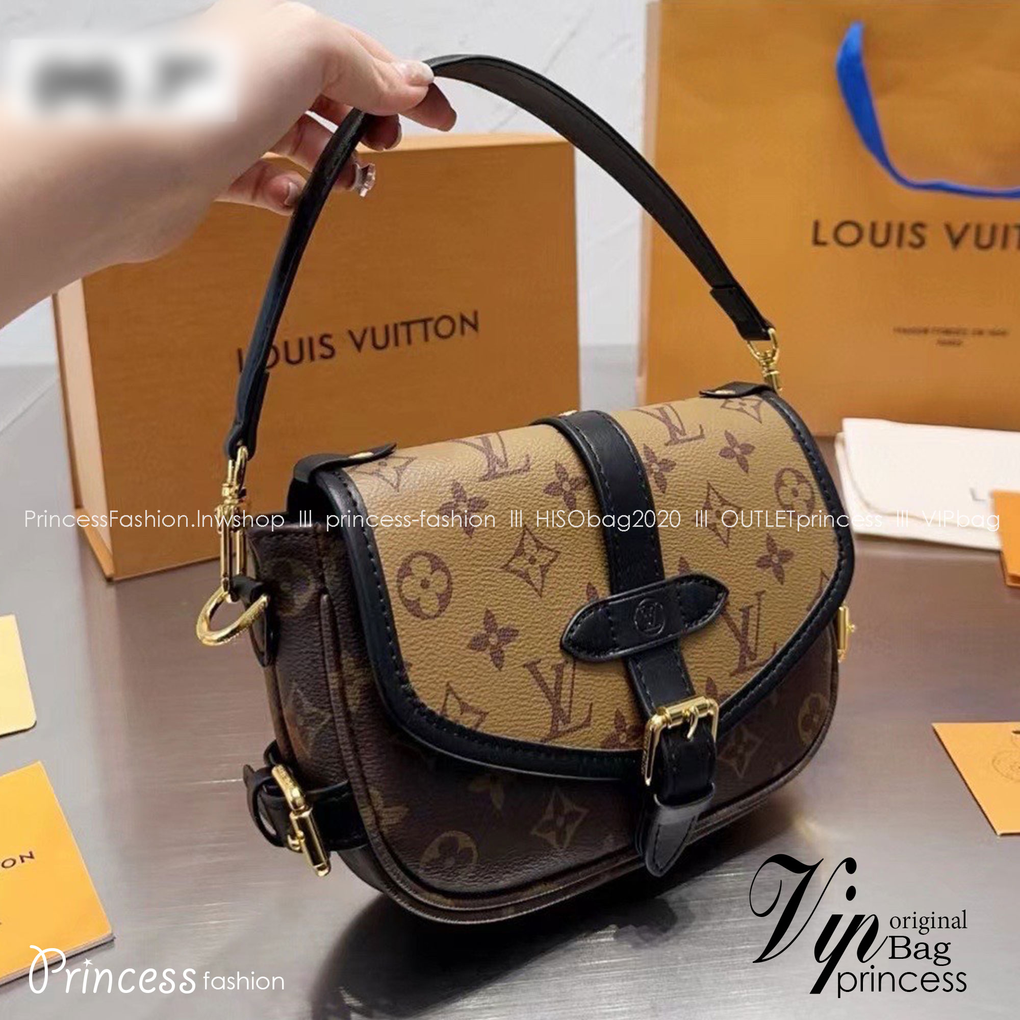 LV Saumur BB 7" / LV Bag พร้อมส่ง กระเป๋าสะพายลายโมโนแกรม หยิบใช้ได้ทุกวัน ทุกโอกาส สวยคุ้มเกินราคา งานปั้มสวยเป๊ะปังตามรูป