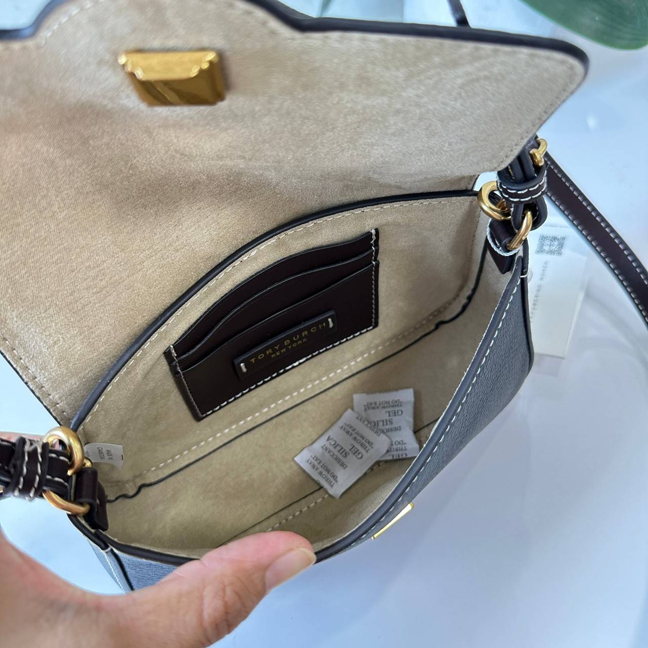 MINI พร้อมส่ง 2 สี TORY BURCH FELIX MINI CROSSBODY BAG กระเป๋าสะพาย เกรดท็อปออริ เกรดดีสุด สลับแท้ 1:1