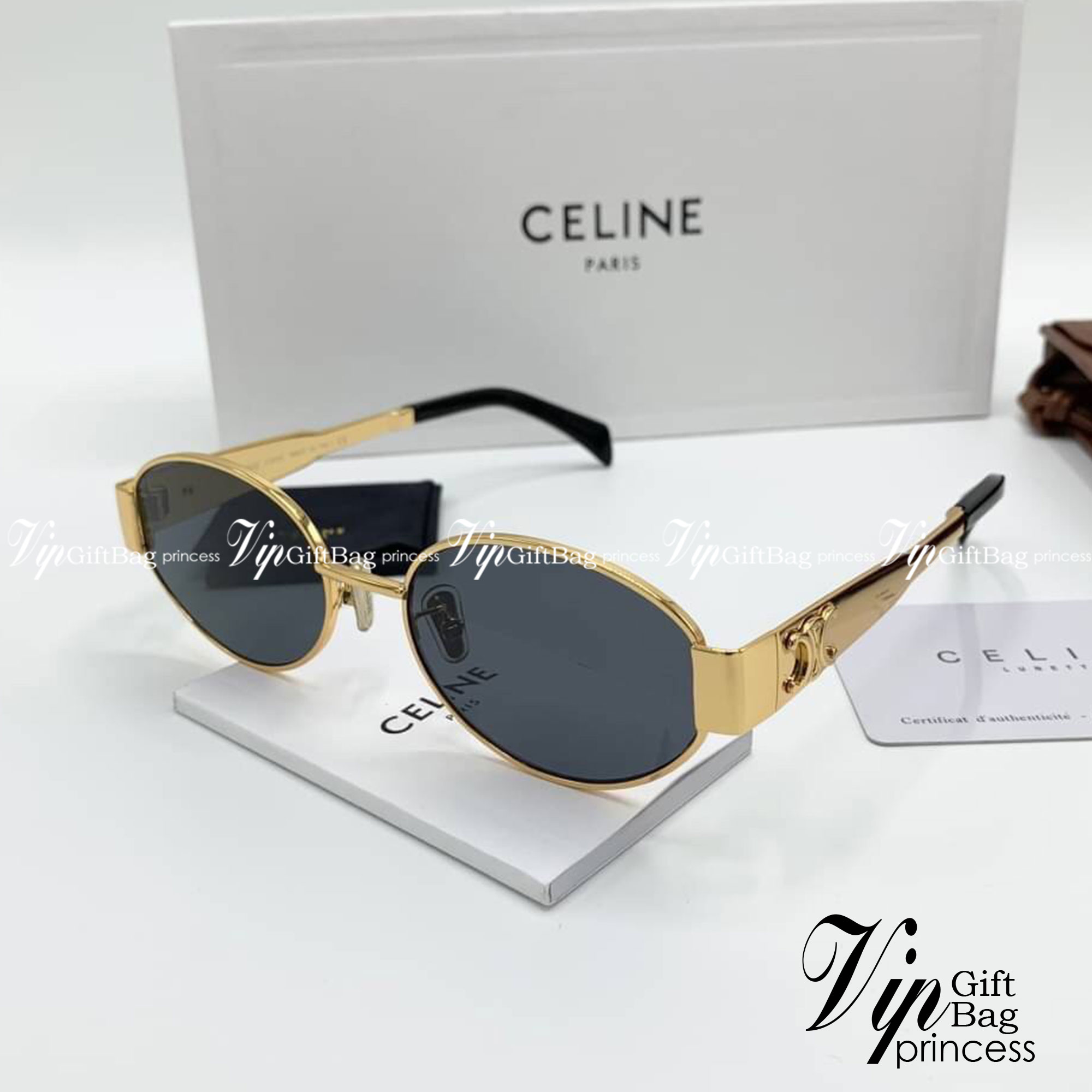 CELINE SUNGLASSES แว่นตากันแดดซีลีน เกรดออริจินอล 1:1 งานสวยสุด คุณภาพดี Hi-quality กันแดดเต็มประสิทธิภาพ UV protection ภาพถ่ายจากสินค้าจริง