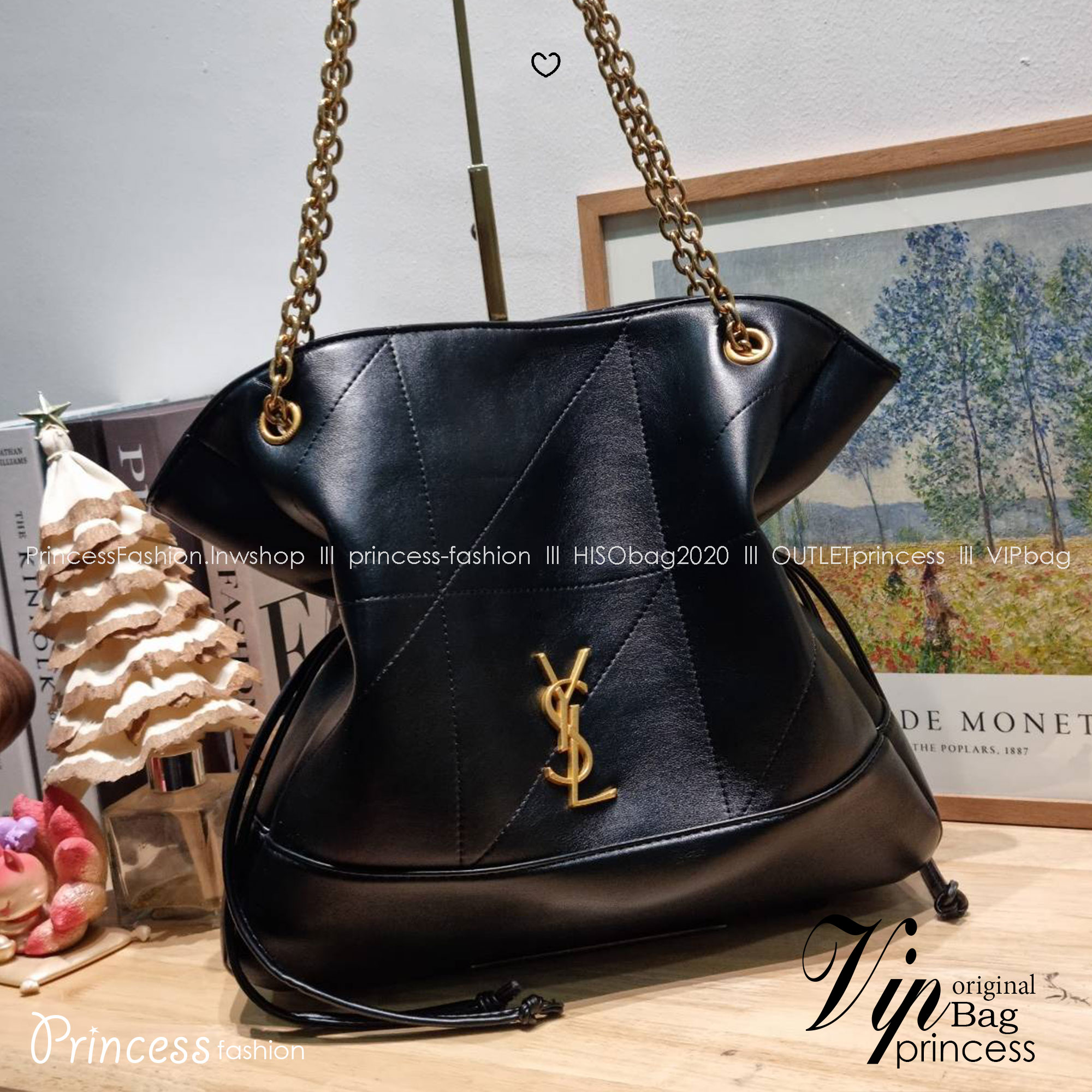 YSL jamie shopping bag ครบเครื่องตัวมัมเค้าใช้กัน ดีไซน์ใหม่! กับกระเป๋าสะพายใบใหญ่ เรียบหรู ดูปัง ดูแพง สีดำคลาสสิคตัดกับอะไหล่สีทองได้อย่างลงตัว