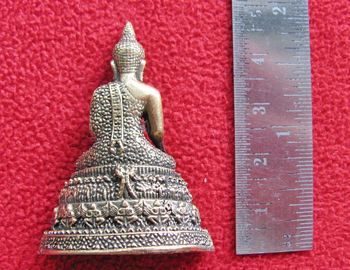 สินค้าหมดค่ะ พระบูชาพระประจำวันเกิดวันพฤหัส ปางสมาธิ เนื้อทองเหลืองพร้อมใบคาถาค่ะ