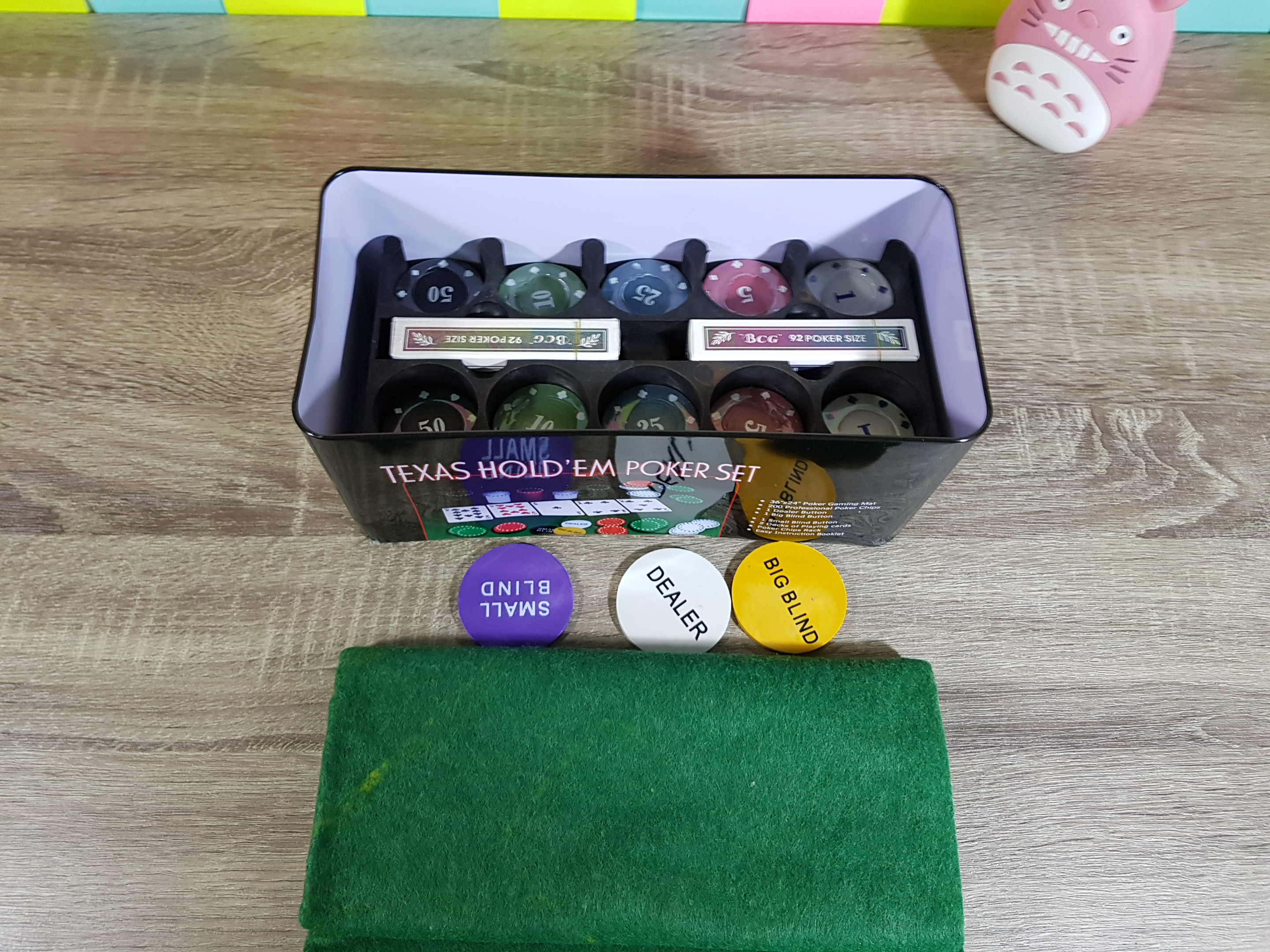 ชุดโป๊กเกอร์พร้อมชิพ200 ชิพ (Poker Set 200 Chip) Texas Hold'em Poker Set