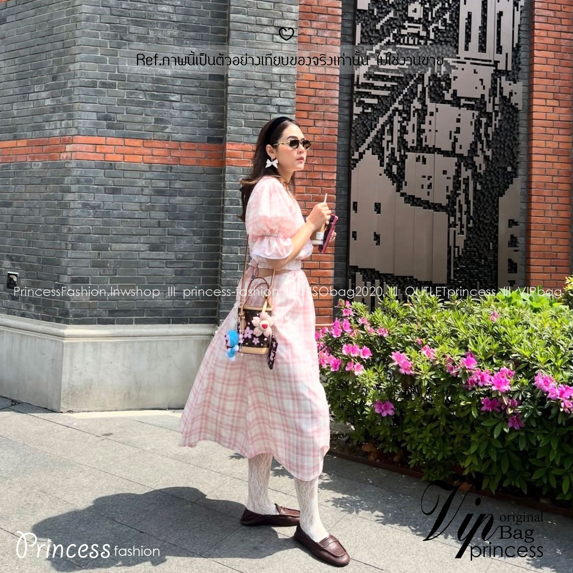 ORI หนังแท้ | LV x TM Nano Bucket Bag ใหม่ล่าสุดมาแรง กับกระเป๋าทรงบัคเก็ต ขนาดกำลังสวย ปรับลุคให้มีชีวิตชีวาด้วยลายดอกไม้ซากุระเชอรี่บลอสซั่ม คอลใหม่สุดเอ็กซ์คลูซีฟ