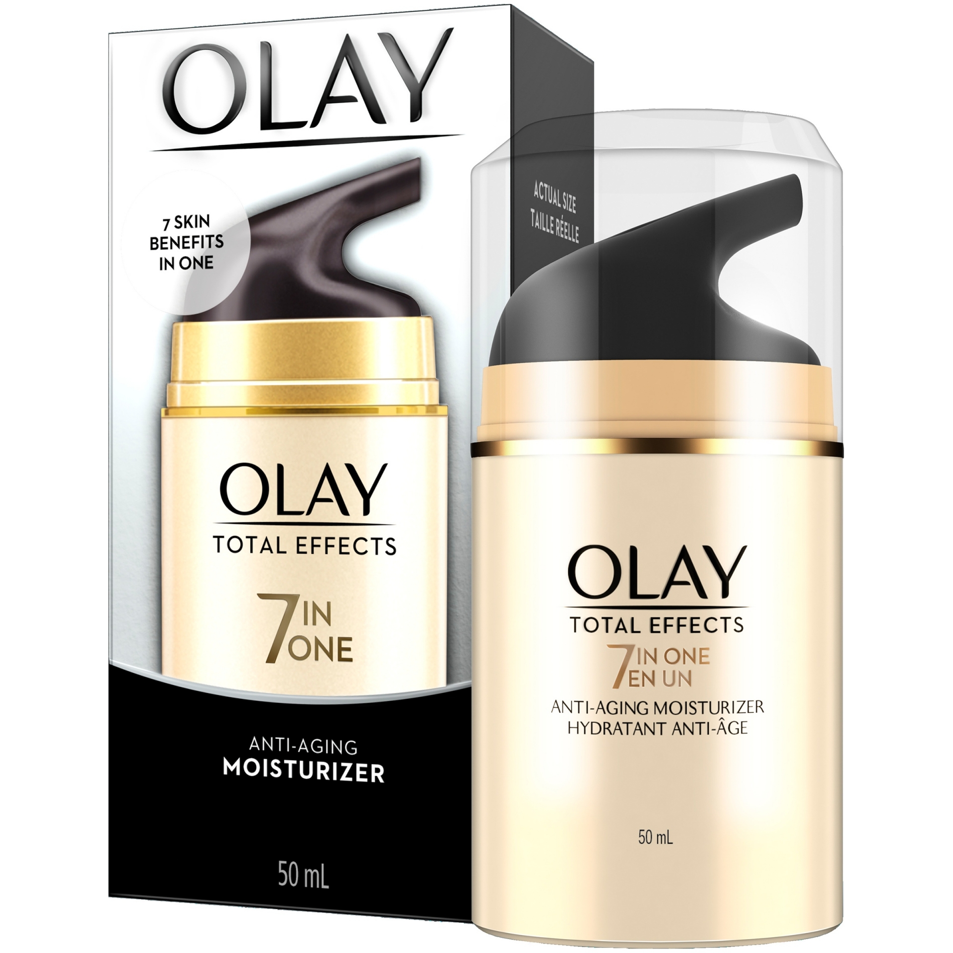 ส่งฟรีลงทะเบียนมีพร้อมส่งค่ะ Olay Total Effects 7-in-1 Anti-Aging Face Moisturizer 1.7 oz (50 ml)