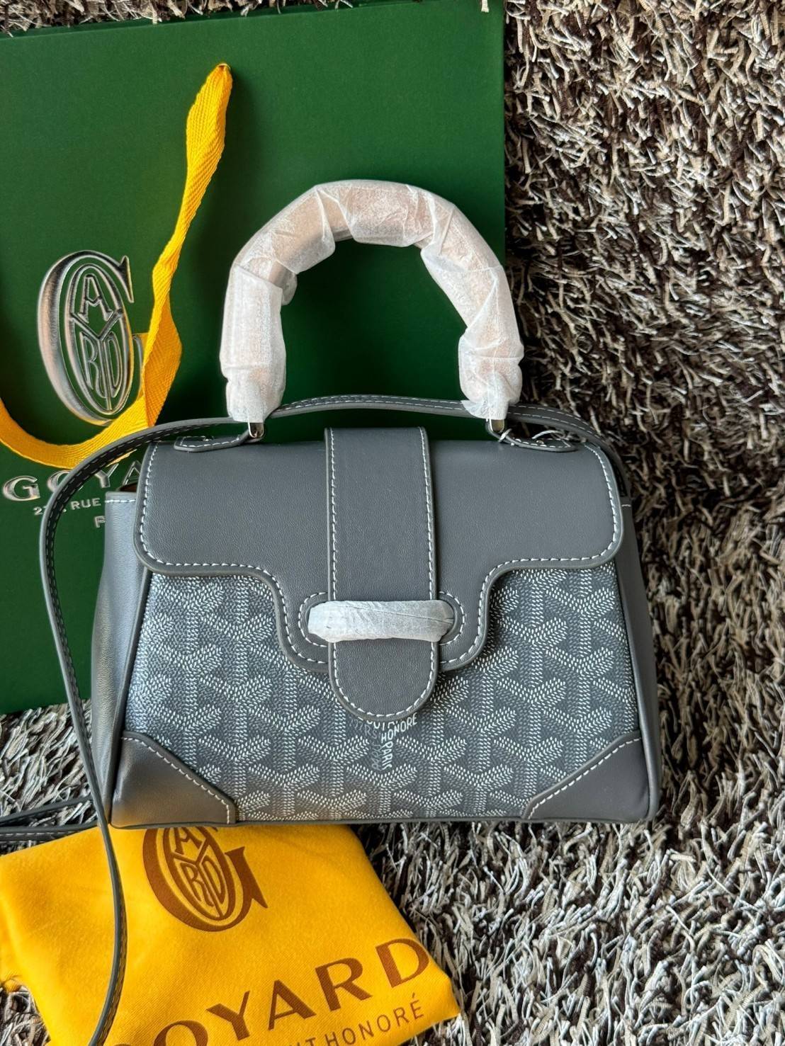 พร้อมส่ง 6 สี Goyard Saigon Souple Mini Bag / Saïgon Bag กระเป๋าถือ/สะพาย เกรดออริ สลับแท้ 1:1 ใช้ต่างประเทศได้