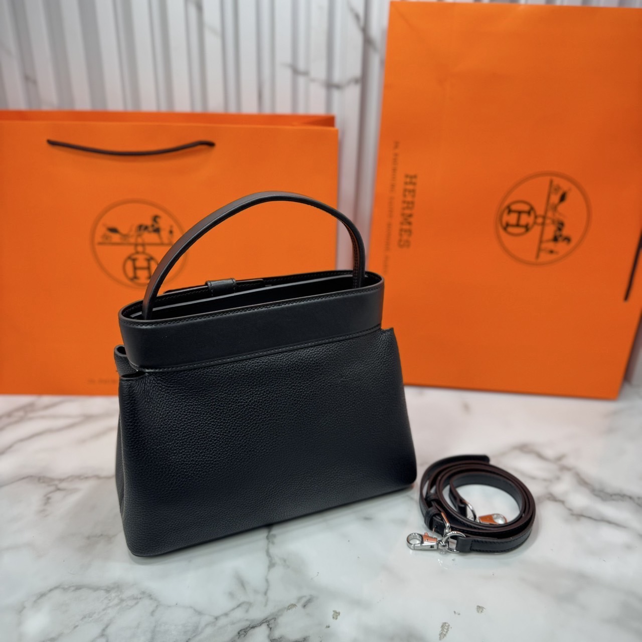 ORI หนังแท้ | Hermes Medor Bag กระเป๋าสะพายดีไซน์ใหม่ แบรนด์หรูระดับไฮคลาส หรูหรา ลัคชู