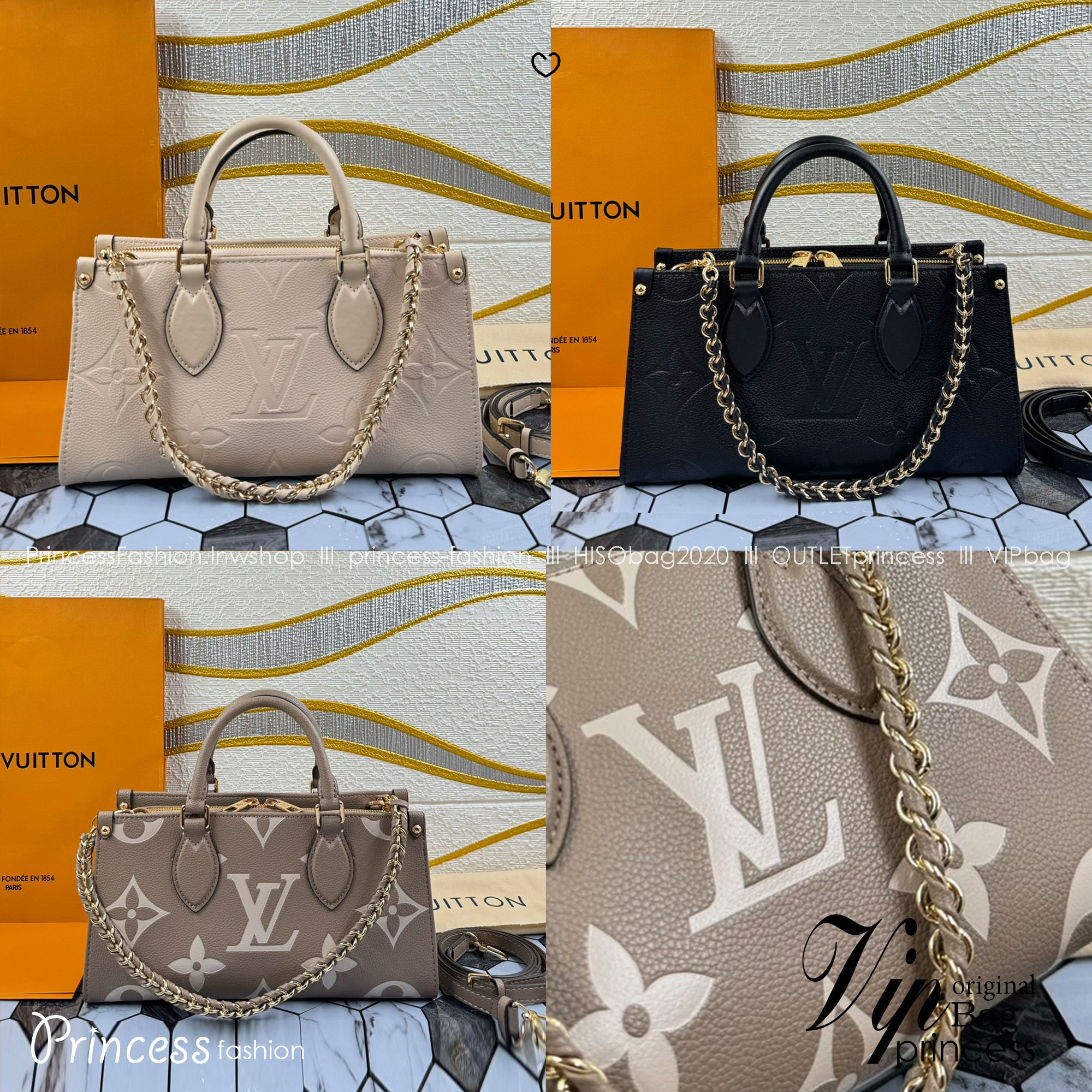 LV OnTheGo East West กระเป๋าทรงโท้ทดีไซน์ใหม่ สัดส่วนลงตัวงดงาม เกรดออริ 1:1 สลับแท้