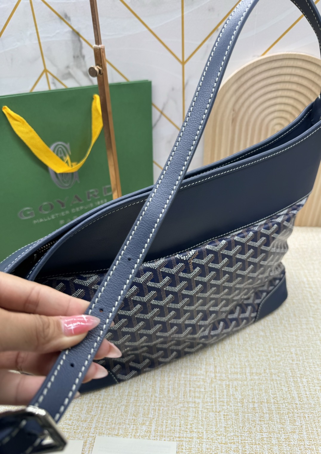 พร้อมส่ง 5 สี Goyard Grenadine Hobo Top Zipper Closure / Goyard Hobo Bag กระเป๋าสะพายทรงโฮโบใบใหญ่ 🧡 เกรดท็อปออริจินอล 1:1 สลับแท้ ใช้งานต่างประเทศได้