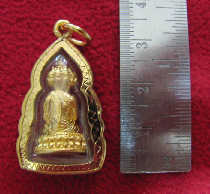 สินค้าหมดค่ะ องค์พระเศรษฐีนวโกฏิ สูง 2.5 ซ.ม. เนื้อทองเลี่ยมกรอบทองไมครอนพร้อมใบคาถาค่ะ