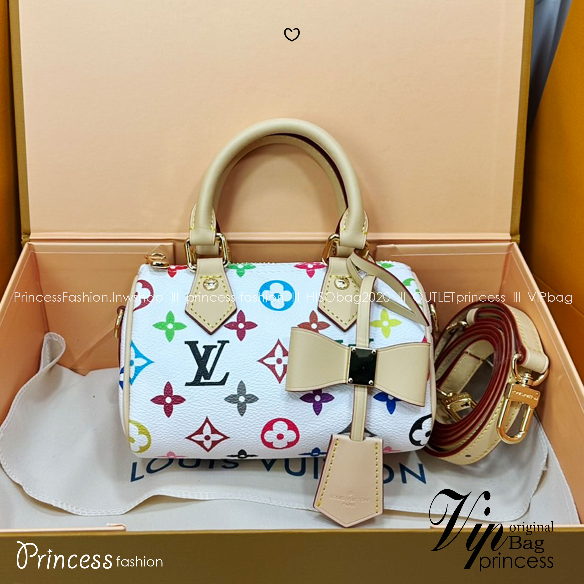 ORI | LV x TM Nano Speedy Bag Murakami กระเป๋าสะพายสปีดี้นาโนไซส์เล็ก เผยความมีชีวิตชีวาปรับดีไซน์โทนสีสดใส สวยเรียบหรู ผู้ดี