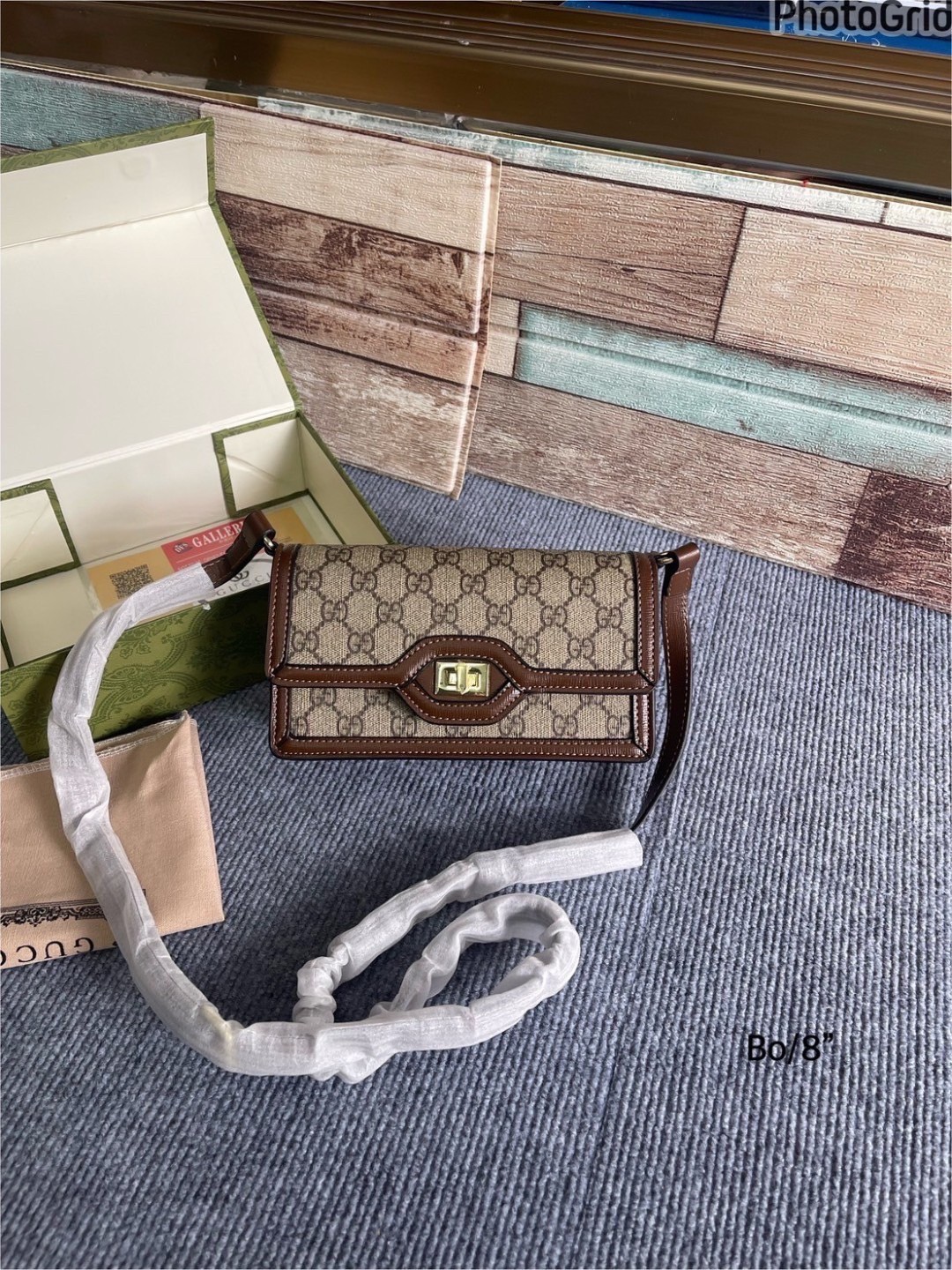GUCCI Luce Mini Crossbody GG Canvas Bag กระเป๋าสะพายดีไซน์วินเทจ รุ่นฮิตในตำนาน ดีไซน์ร่วมสมัยสวยเรียบหรู สะพายง่ายไม่เจ็บไหล่ รูปทรงดีไซน์ร่วมสมัย