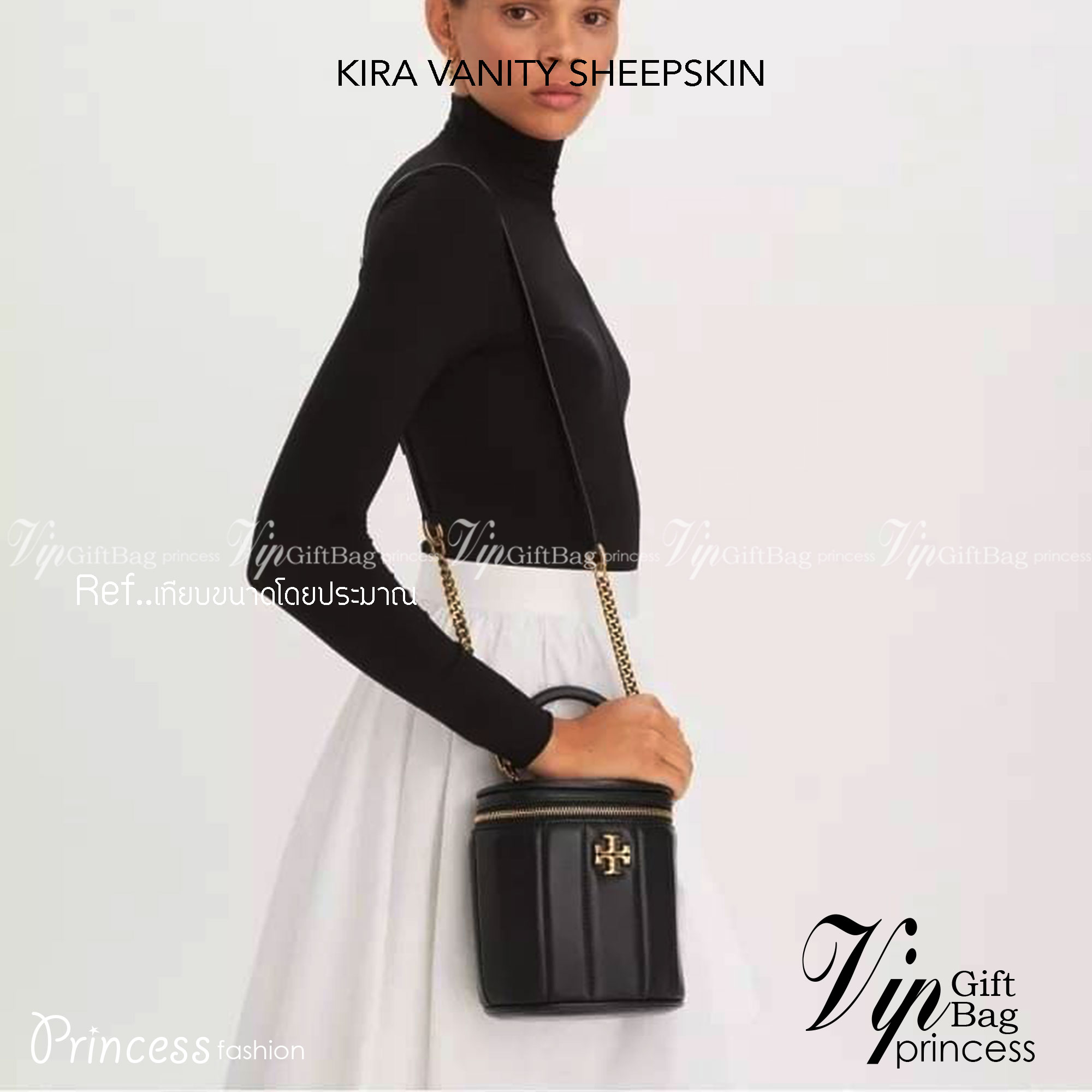 KIRA VANITY SHEEPSKIN / Tory Burch Kira Sheepskin Chain Messenger Handbag ((138999)) ที่สุดของความสวย ที่สุดของความLuxurious พร้อมส่งที่ไทย ล่าสุด! กับกระเป๋าหิ้วก็หรู สะพายข้างก็เริ่ด