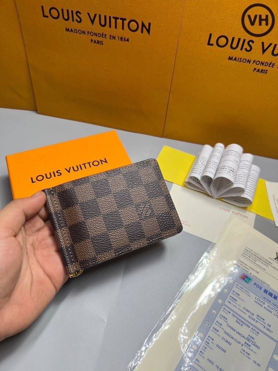 ORI หนังแท้ | LV Pince Money Clip Wallet / LV Short Wallet กระเป๋าสตางค์ใบสั้น กระเป๋าสตางค์ผู้ชาย