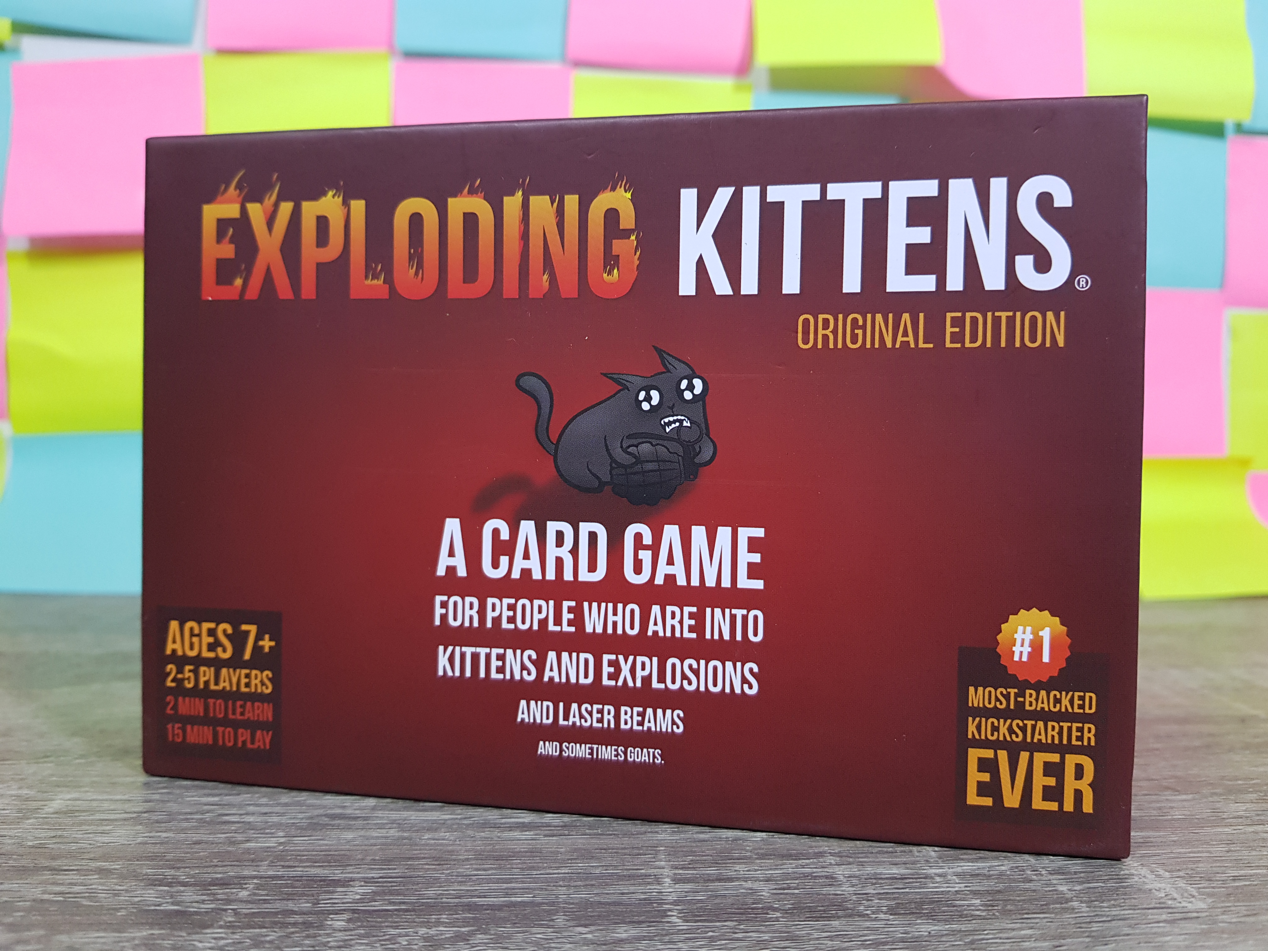 การ์ดเกมแมวระเบิดกล่องแดง (Exploding kittens original edition)