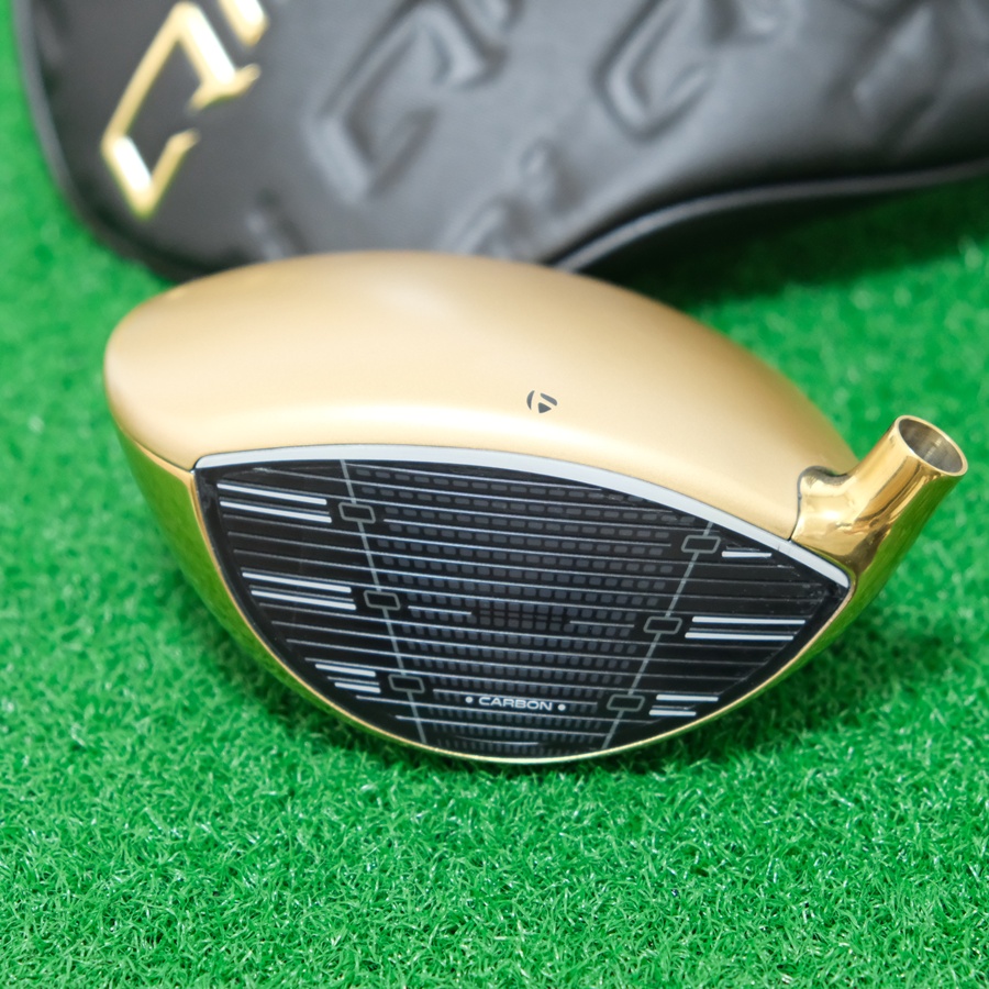 2025 TAYLORMADE QI35 MAX DESIGNER SERIES MATTE GOLD 10.5* DRIVER - HEAD ONLY + HEADCOVER