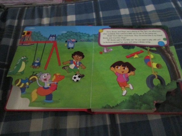 Musical Treasury Dora The Explorer " A Sleepy Story" หนังสือเสริมพัฒนาการด้านภาษาอังกฤษมือสอง