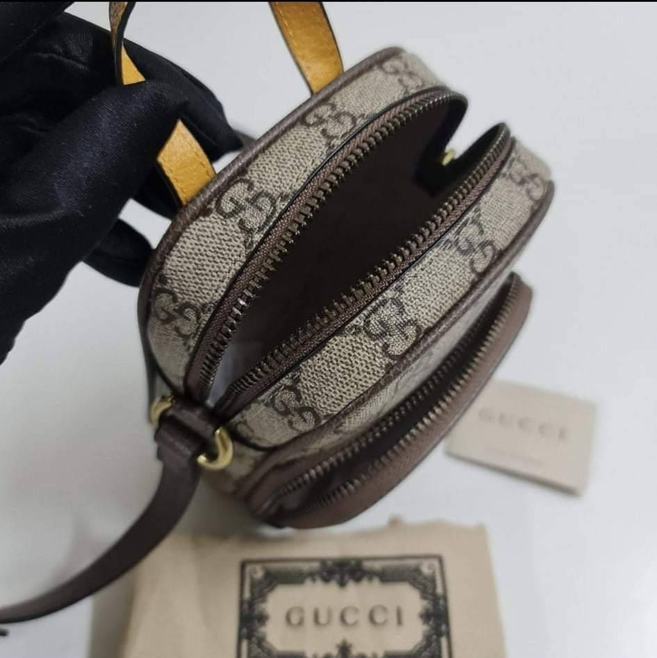 หนังแท้ GUCCI Neo Vintage mini bag / GG Mini Crossbody bag กระเป๋าสะพายข้างใบเล็ก ใช้ได้ทั้งชาย/หญิง งานหนังแท้ทั้งใบ ออริจินอลเกรด ภาพสินค้าถ่ายจากงานขายจริง ใช้งานต่างประเทศได้ค่ะ