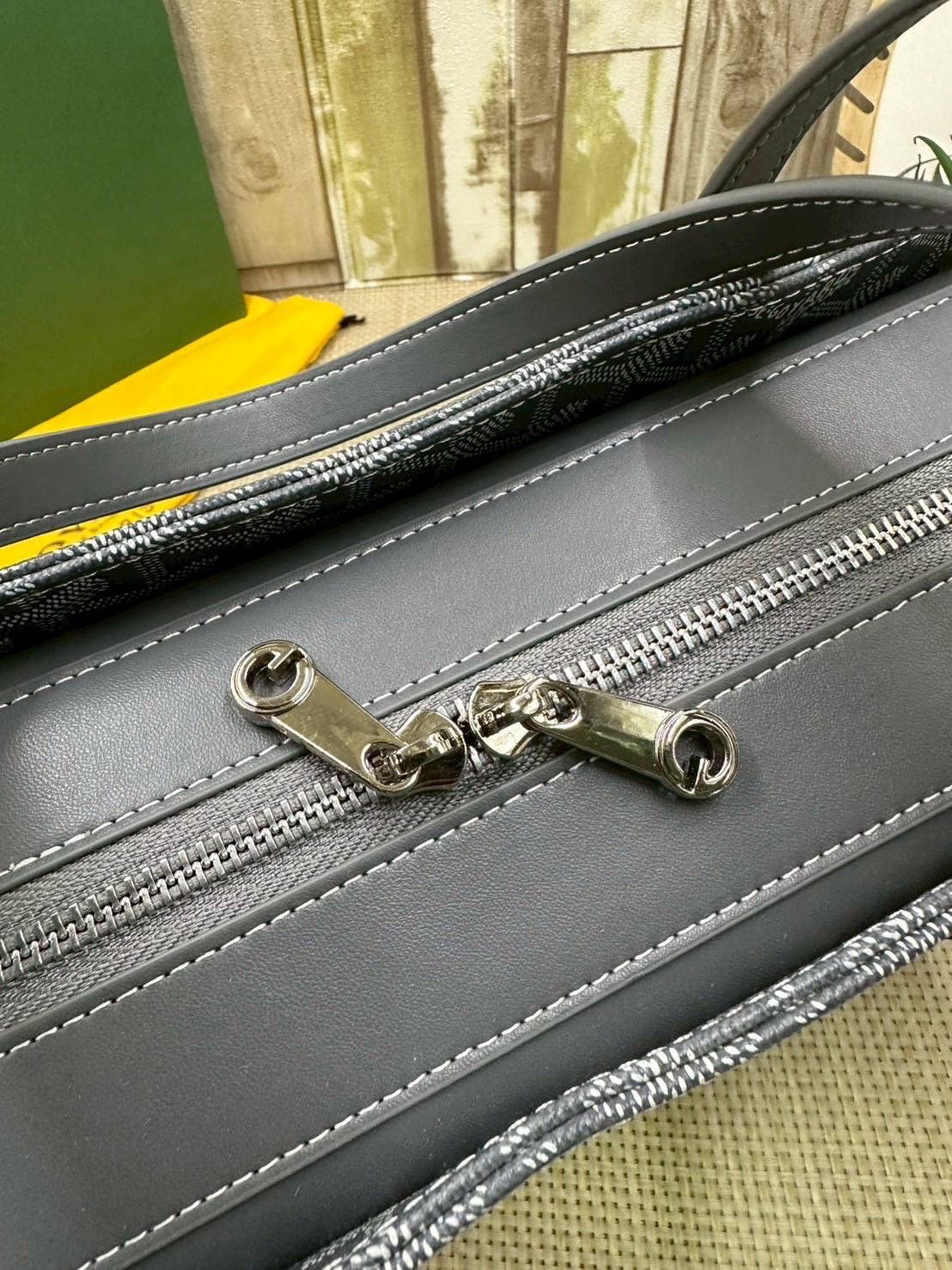 7 สี ORI หนังแท้ | GOYARD Goyardine Sac Marie Galante 35cm / Goyard Tote Bag กระเป๋าสะพายทรงโท้ท พร้อมหูจับใช้งานง่าย ภายในโล่งกว้าง หรูหราลงตัว