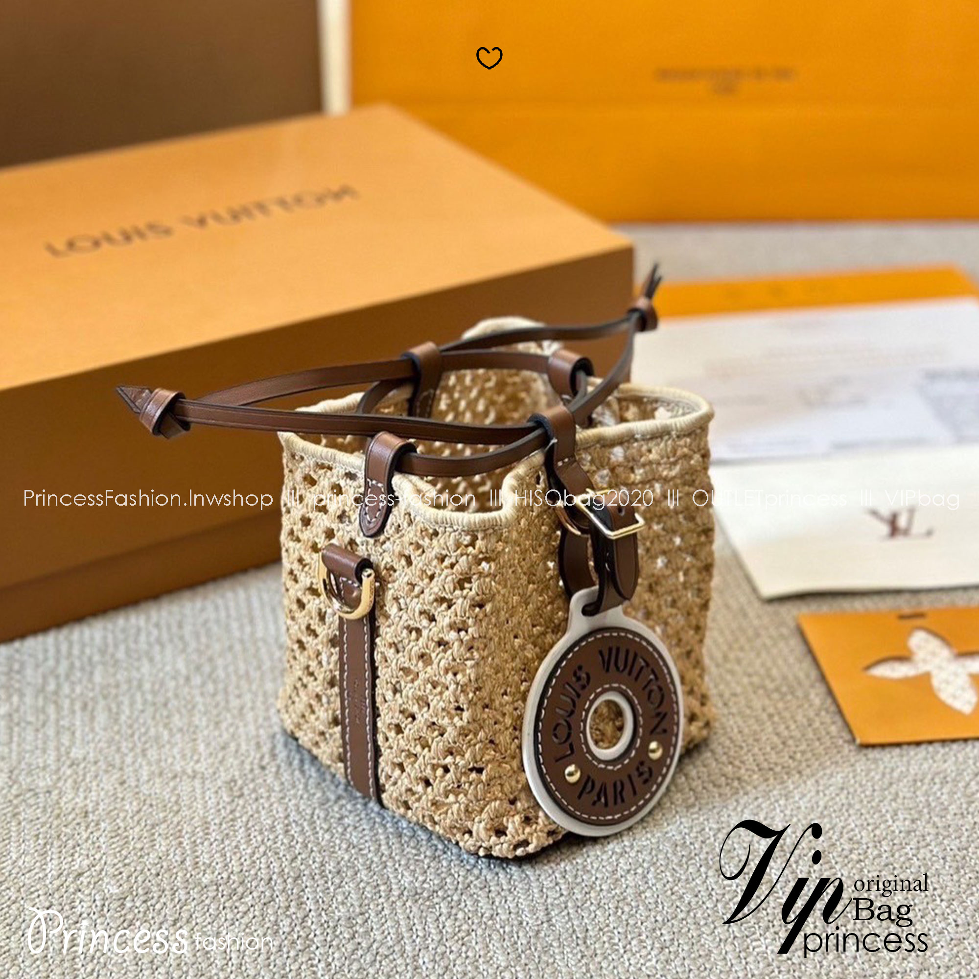 LV Noé Purse bag Raffia bag 5" / LV Bucket Bag กระเป๋าสานทรงบัคเก็ตไซส์มินิ ดีไซน์ใหม่สุดเอ็กซ์คลูซีฟจากเส้นใยถักแบบโครเชต์ พร้อมสายสะพาย ใช้ในวันสบายๆ ผ่อนคลาย เรียบหรูดูมีสไตส์