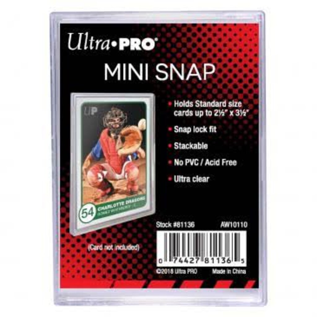 Ultra•Pro Mini Snap Card Holder กรอบใส กรอบใส่การ์ด สำหรับใส่การ์ด / สะสมการ์ด