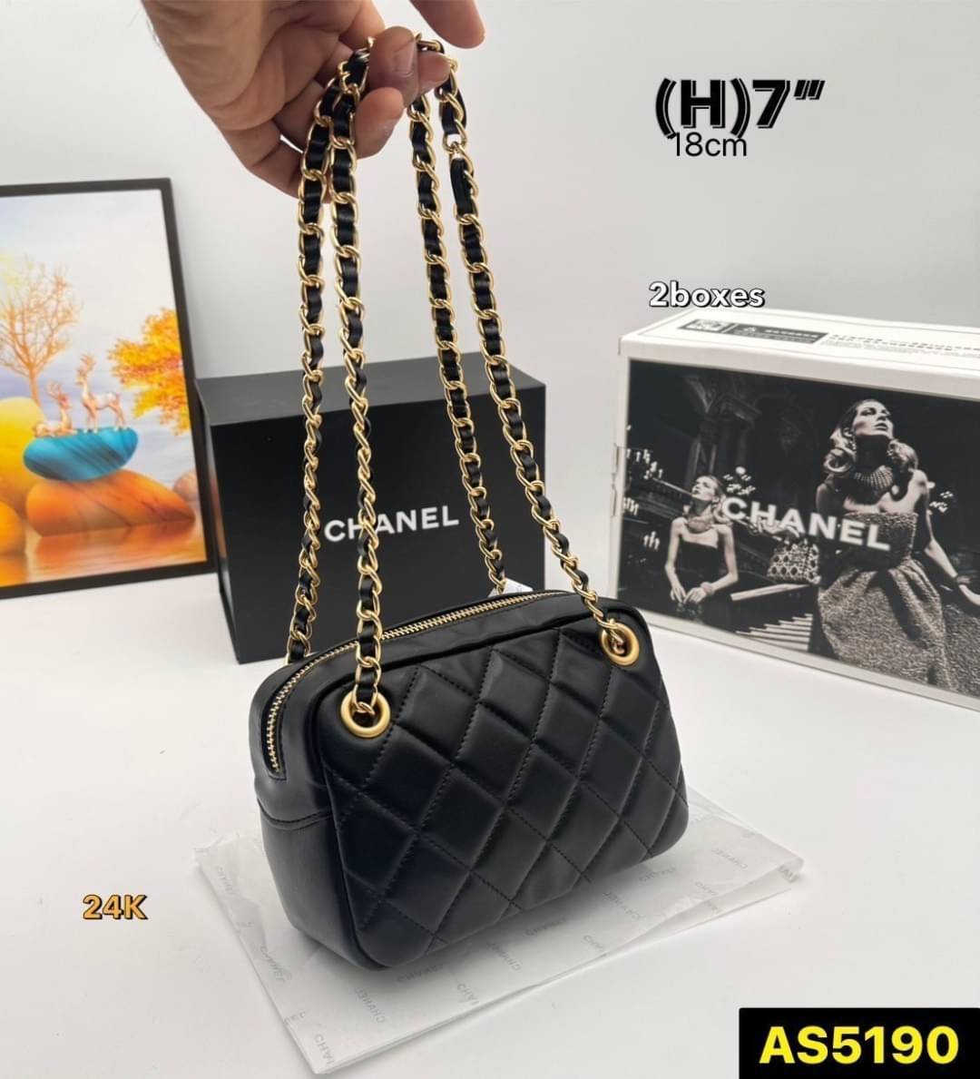 CHANEL 24K Mini Camera Case Bag Fall-Winter 2024/25 กระเป๋าสะพายไซส์มินิ น่ารักน่าใช้ สวยเกินต้านที่สุดกับไอเท็มยอดฮิตที่โดดเด่นเป็นเอกลักษณ์ ที่สาวๆหรือใครๆก็ต้องมีแล้วค่า!!