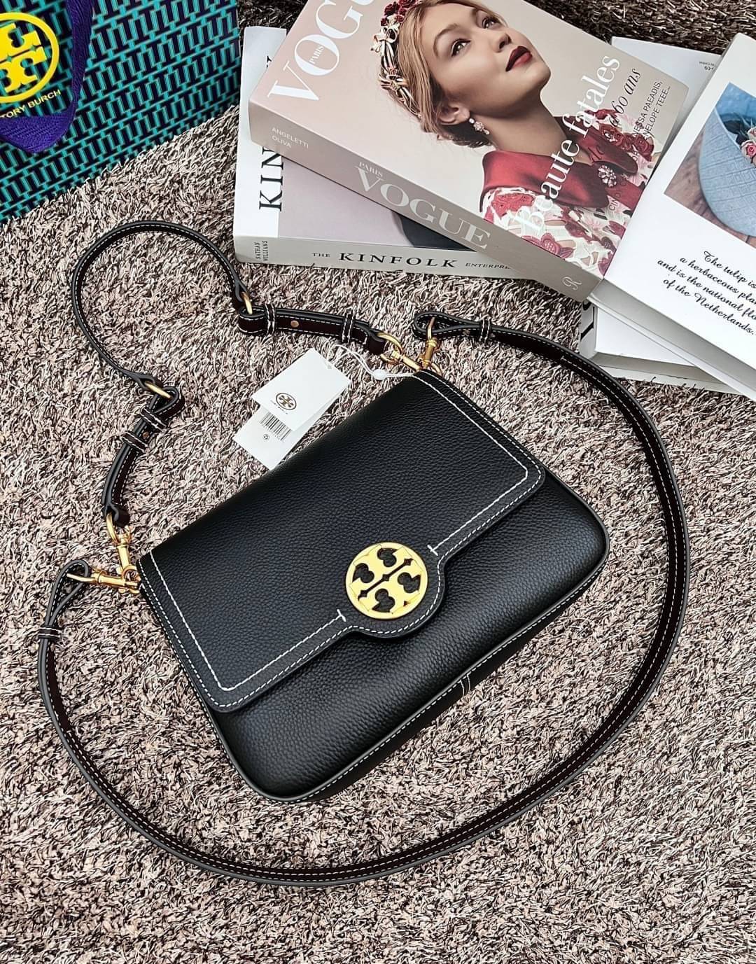 พร้อมส่ง 2 สี TORY BURCH FELIX CONVERTIBLE SHOULDER BAG กระเป๋าสะพาย เกรดท็อปออริ เกรดดีสุด สลับแท้ 1:1