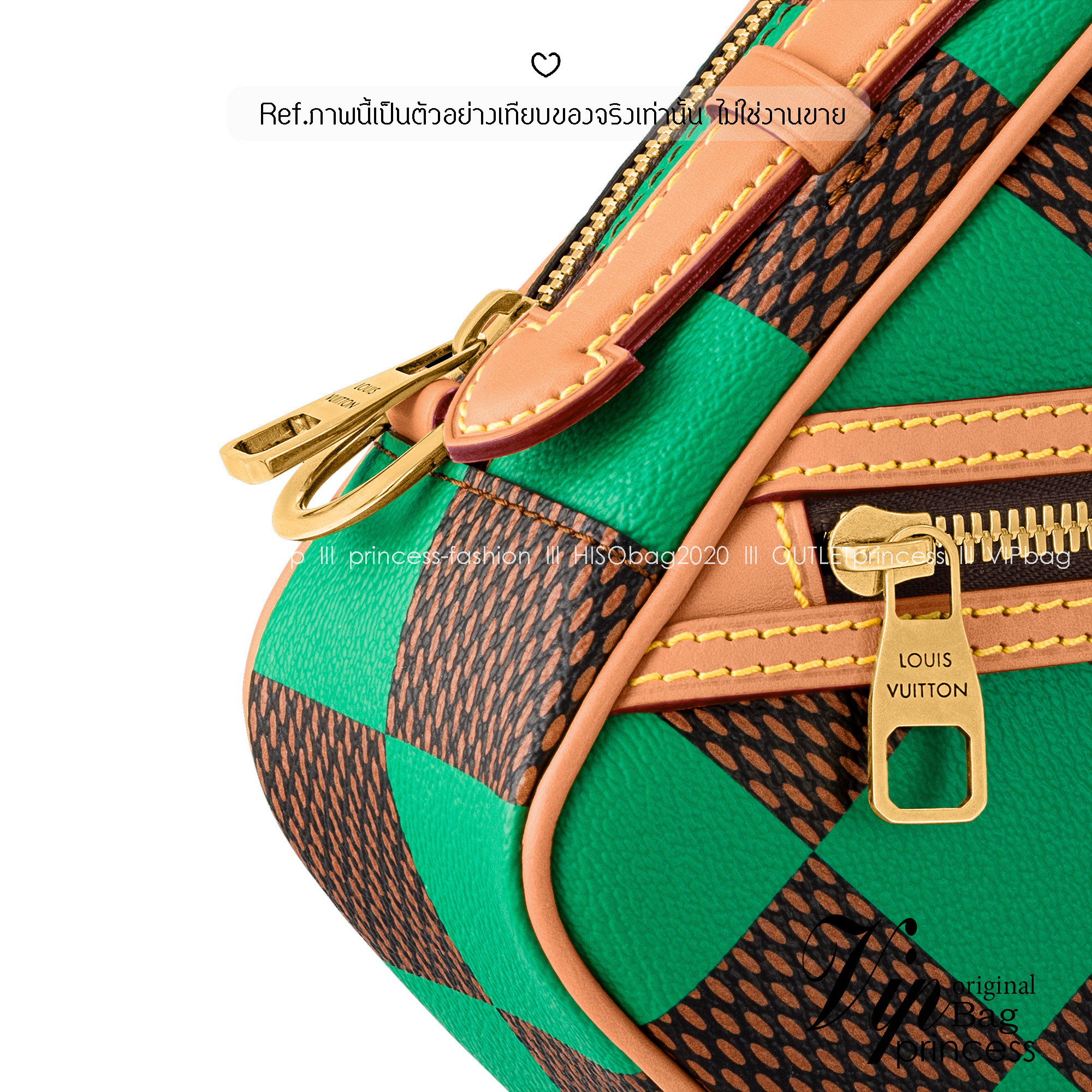 LV Chess Messenger Bag Jaune Mat / Green / Red / Blue กระเป๋าสะพายแมสเซนเจอร์ทรงเหลี่ยมรุ่นใหม่ ลายตารางหมากรุก Damier เอกลักษณ์ของความหรู โทนสีสดใสมีชีวิตชีวา ปรับลุคปัง กับการมาของความไฮคลาสรูปแบบใหม่ สุดไอโคนิค