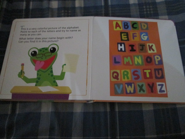 My First Book of Letters (Baby Einstein) Board Book หนังสือเสริมพัมนาการด้านภาษาอังกฤษมือสอง