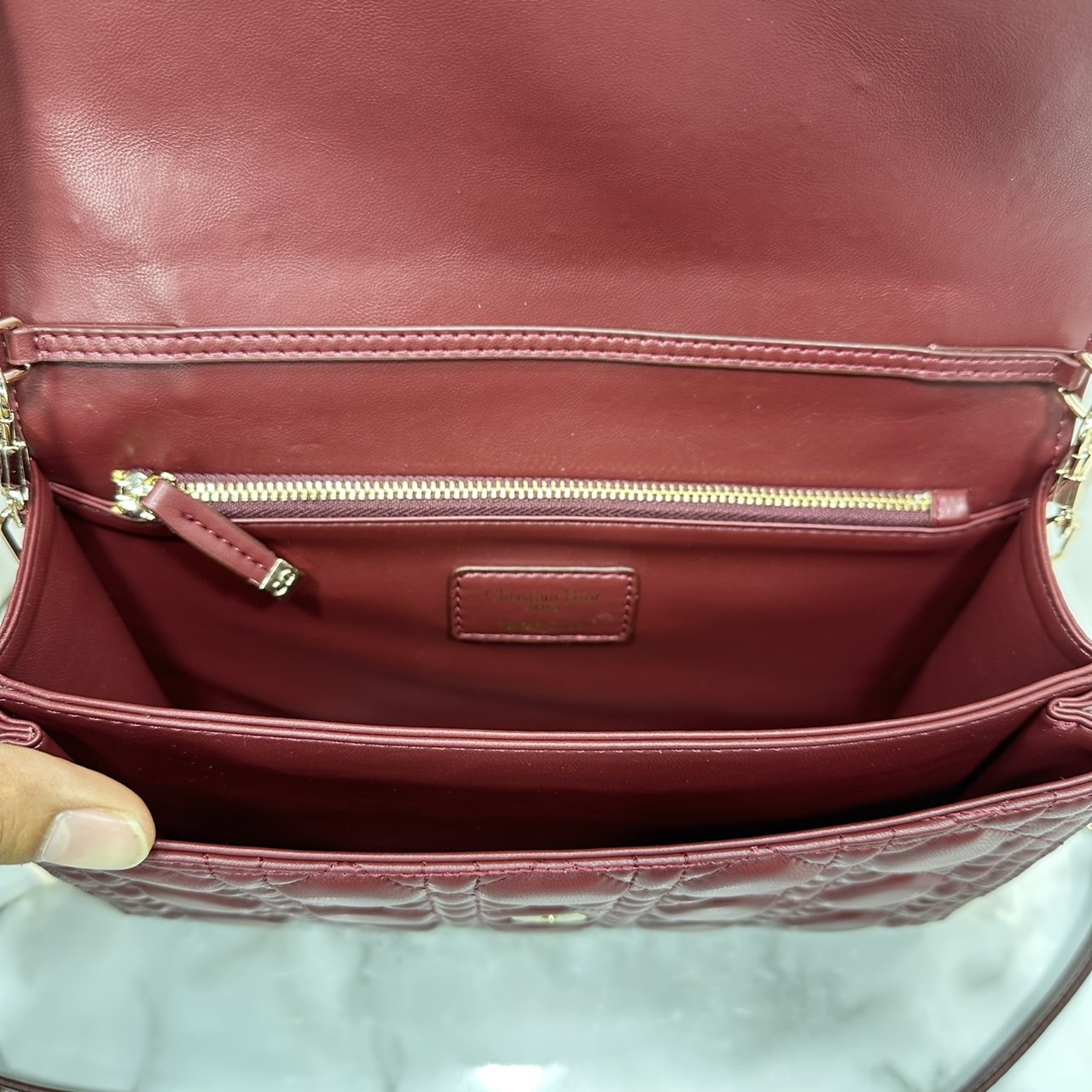 ORI หนังแท้ | My Dior Top Handle / Dior Clutch Bag กระเป๋าสะพายทรงคลัชทันสมัย หรูหราสง่างาม จะถือหรือสะพายก็ดูดีมีระดับ