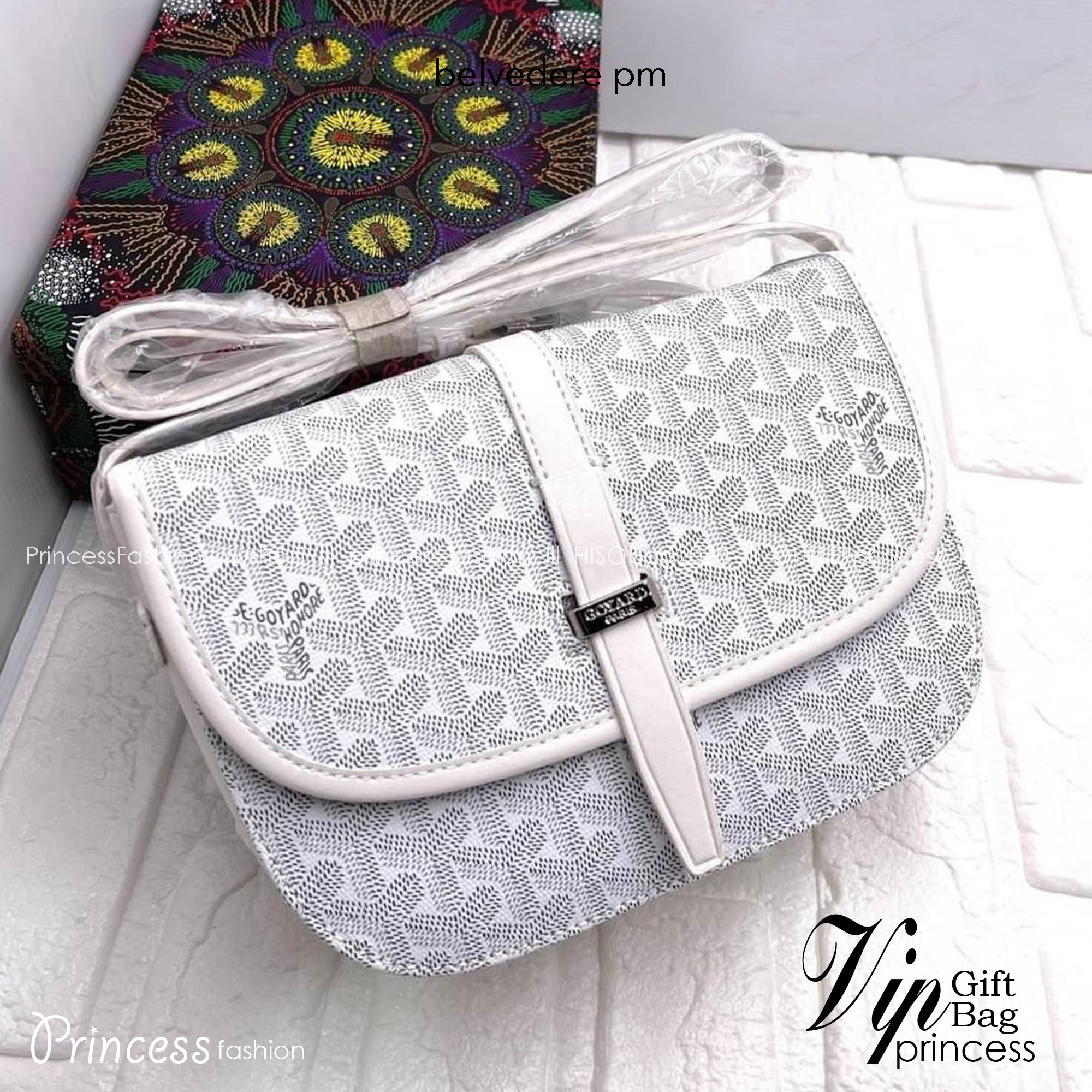 GOYARD belvedere pm / GOYARD Messenger Bag 10" แบรนด์ดังจากฝรั่งเศส เรัยบหรูแต่ดูสง่า สะดุดตาด้วยลายเฉพาะตัว